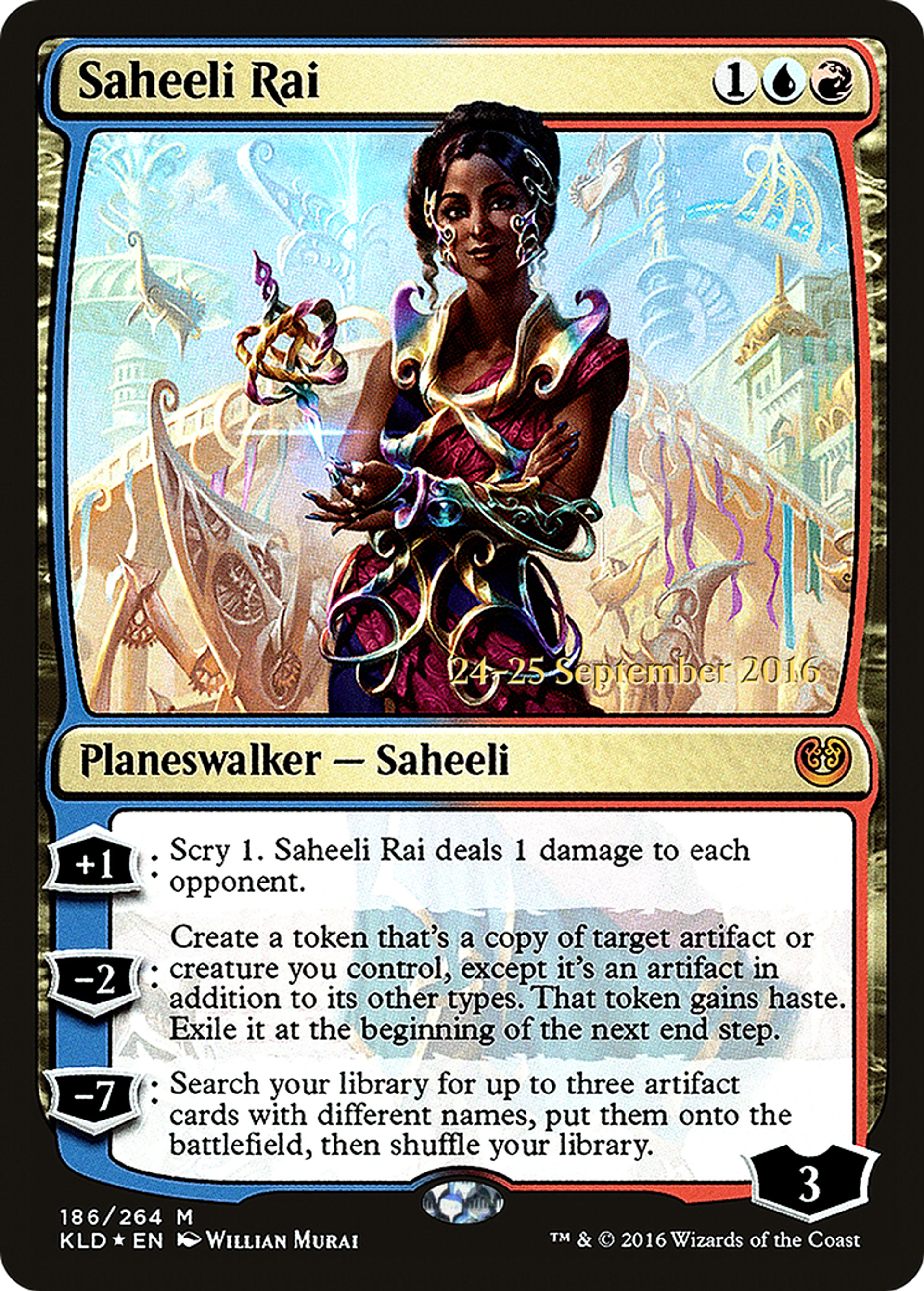 Saheeli Rai — Kaladesh Promos — Magic: The Gathering