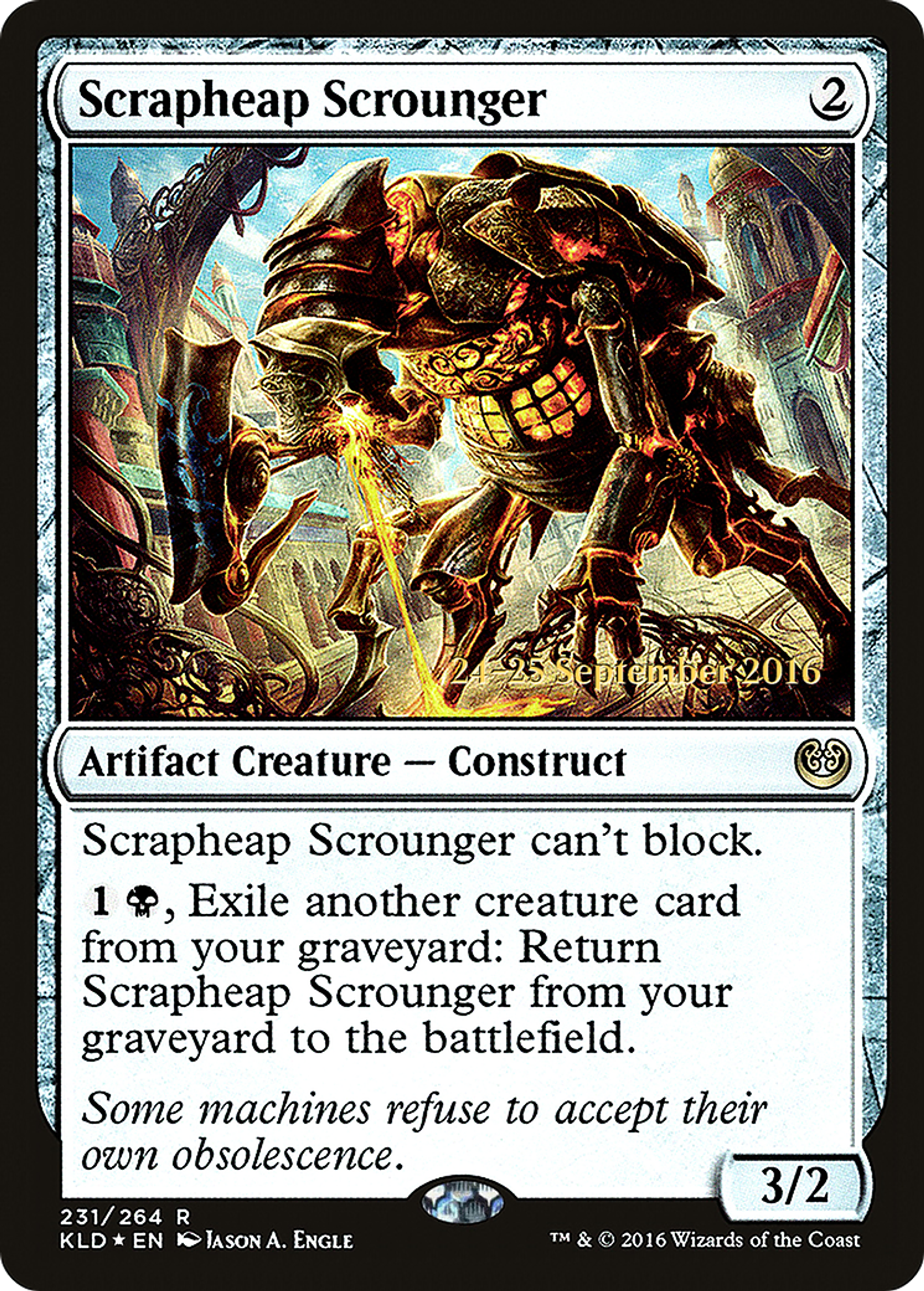 Scrapheap Scrounger — Kaladesh Promos — Magic: The Gathering