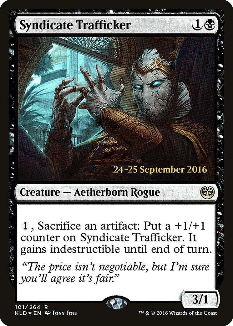 Syndicate Trafficker — Kaladesh Promos — Magic: The Gathering