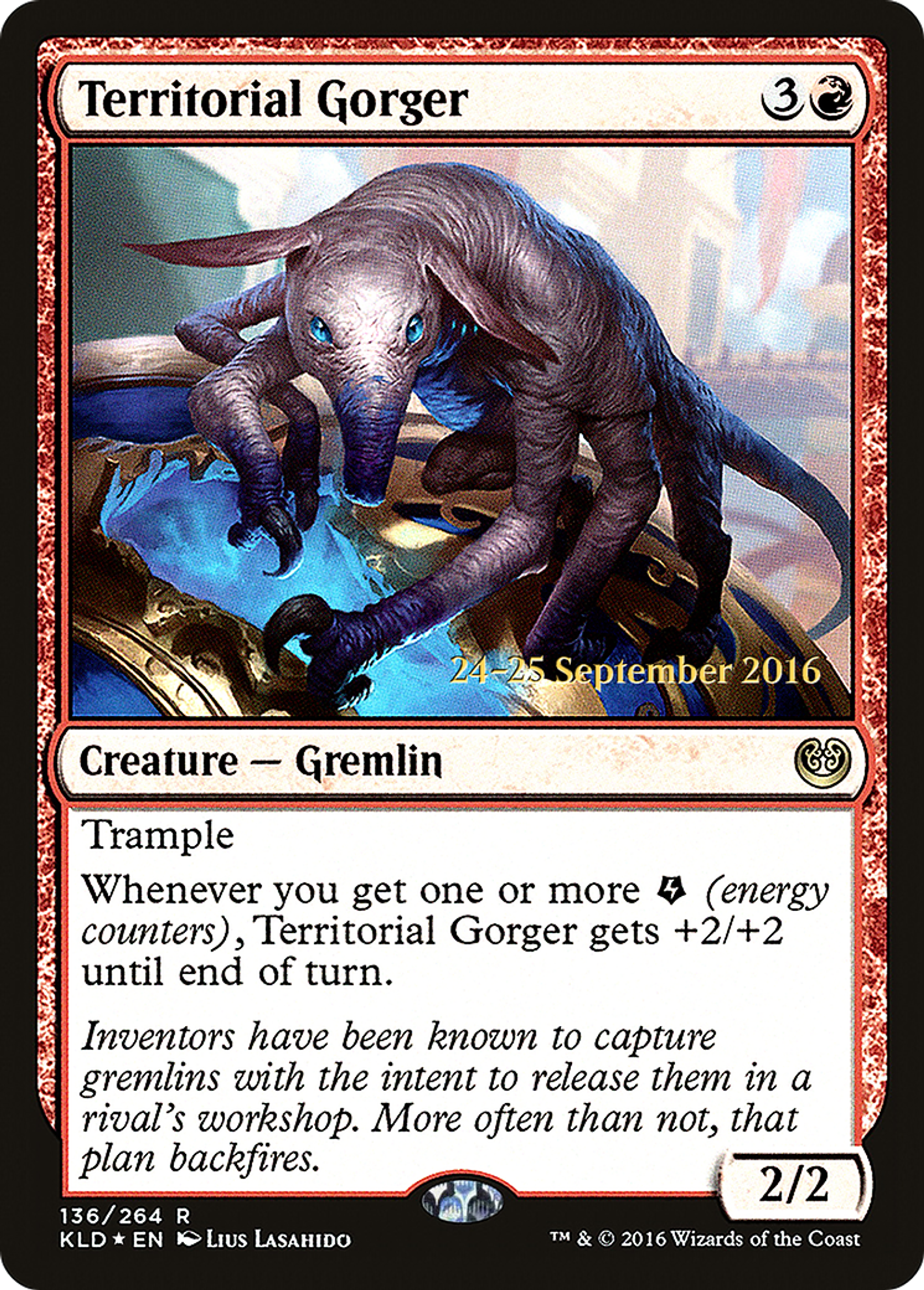 Territorial Gorger — Kaladesh Promos — Magic: The Gathering