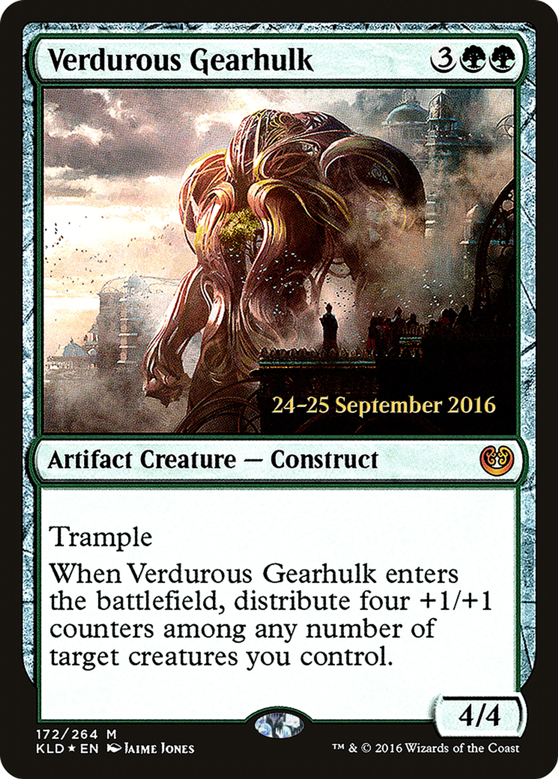 Verdurous Gearhulk — Kaladesh Promos — Magic: The Gathering