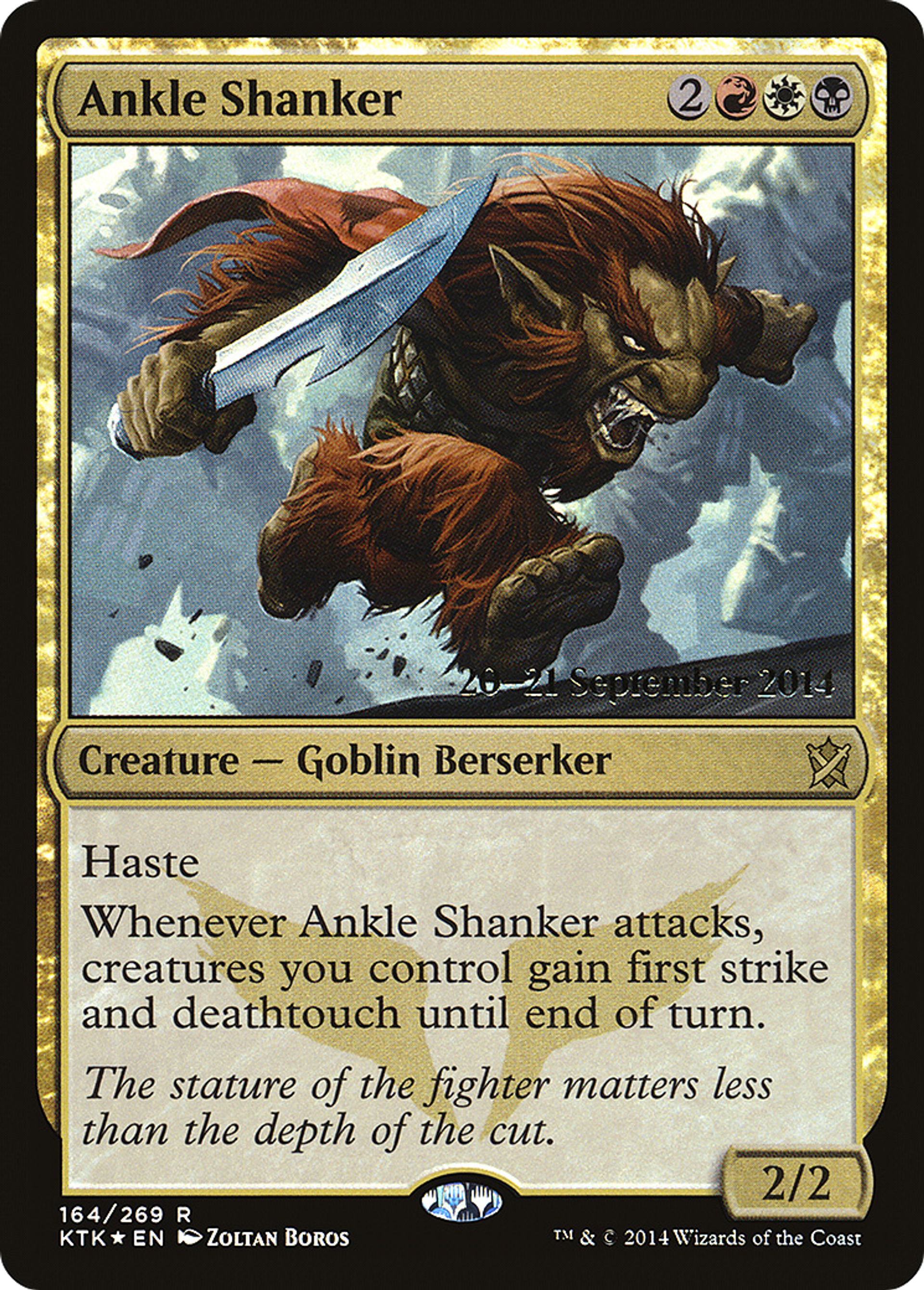 Ankle Shanker — Khans of Tarkir Promos — Magic: The Gathering