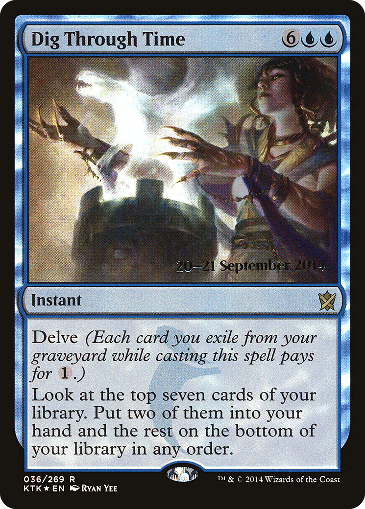 Dig Through Time — Khans of Tarkir Promos — Magic: The Gathering
