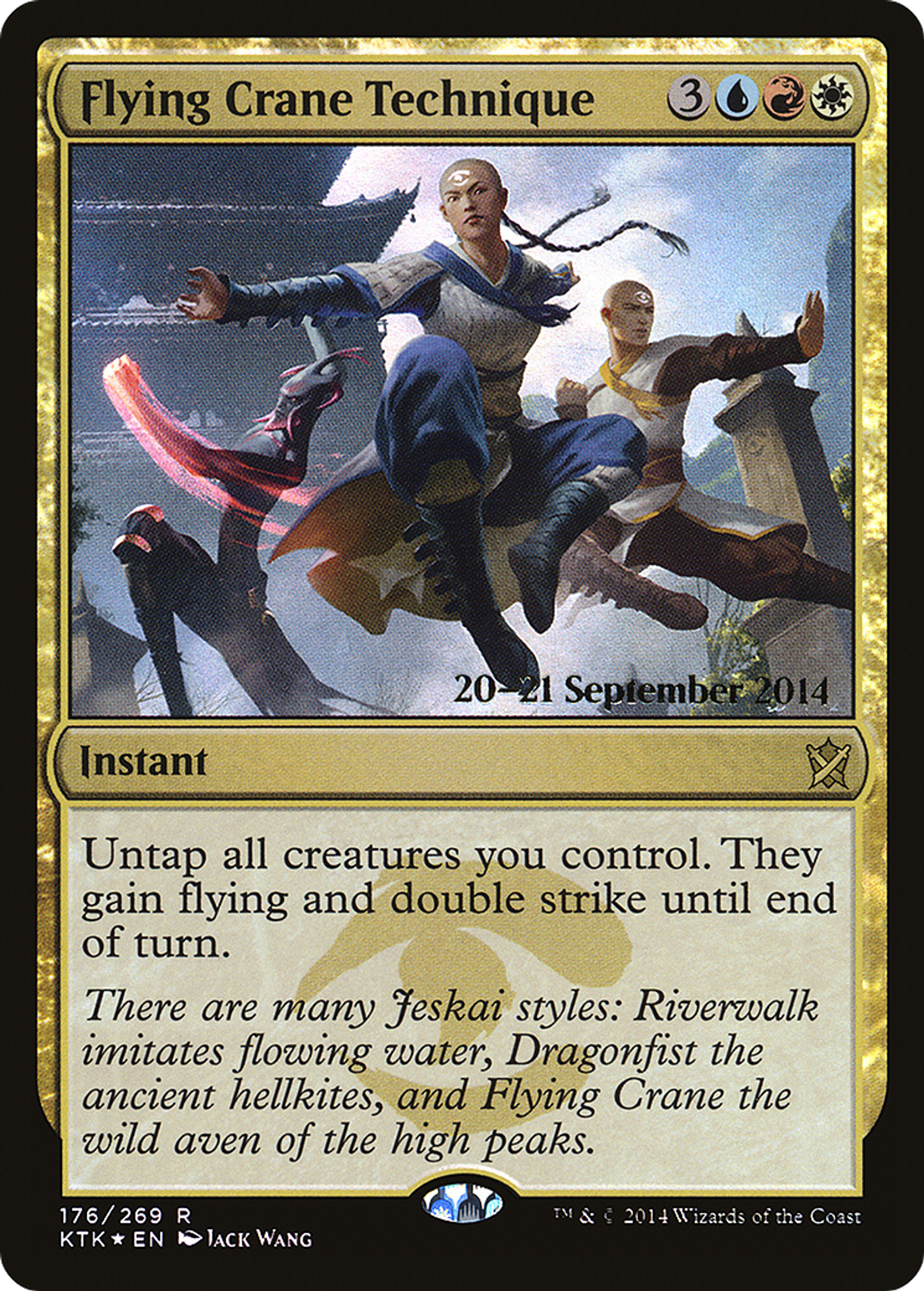 Flying Crane Technique — Khans of Tarkir Promos — Magic: The Gathering