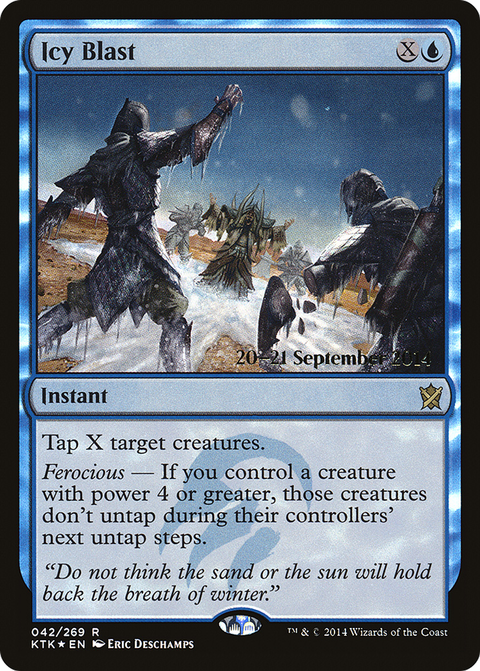 Icy Blast — Khans of Tarkir Promos — Magic: The Gathering