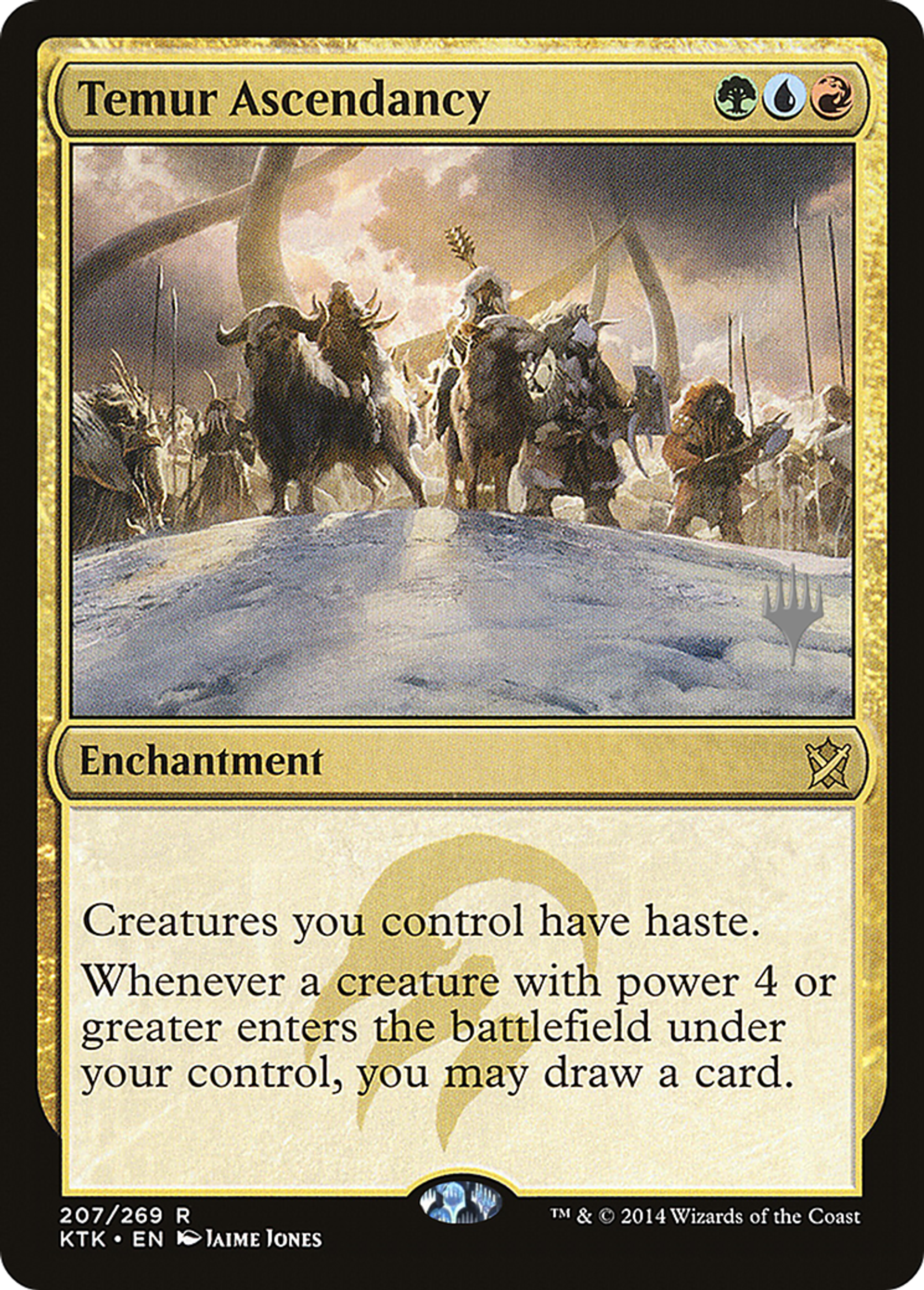 Temur Ascendancy — Khans of Tarkir Promos — Magic: The Gathering
