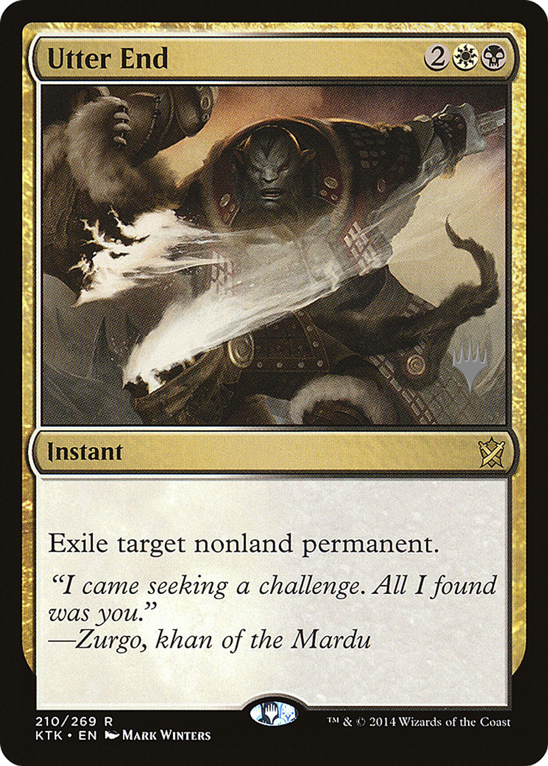 Utter End — Khans of Tarkir Promos — Magic: The Gathering