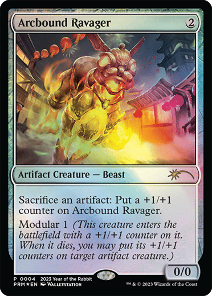 Arcbound Ravager — Year of the Rabbit 2023 — Magic: The Gathering