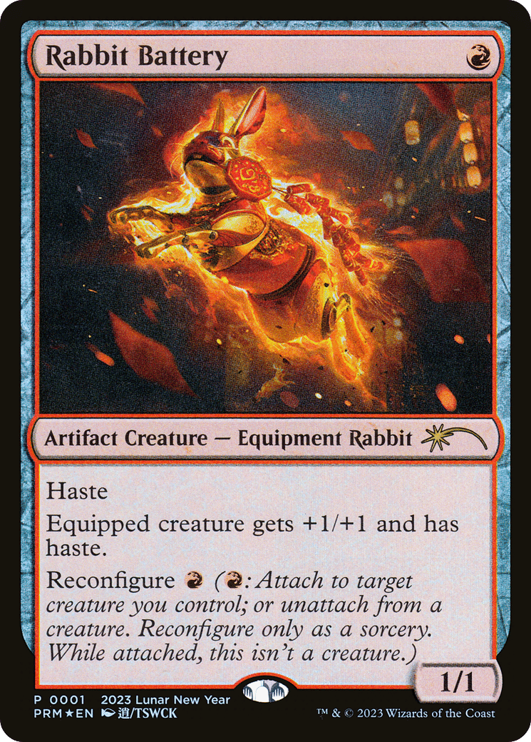 Rabbit Battery — Year of the Rabbit 2023 — Magic: The Gathering