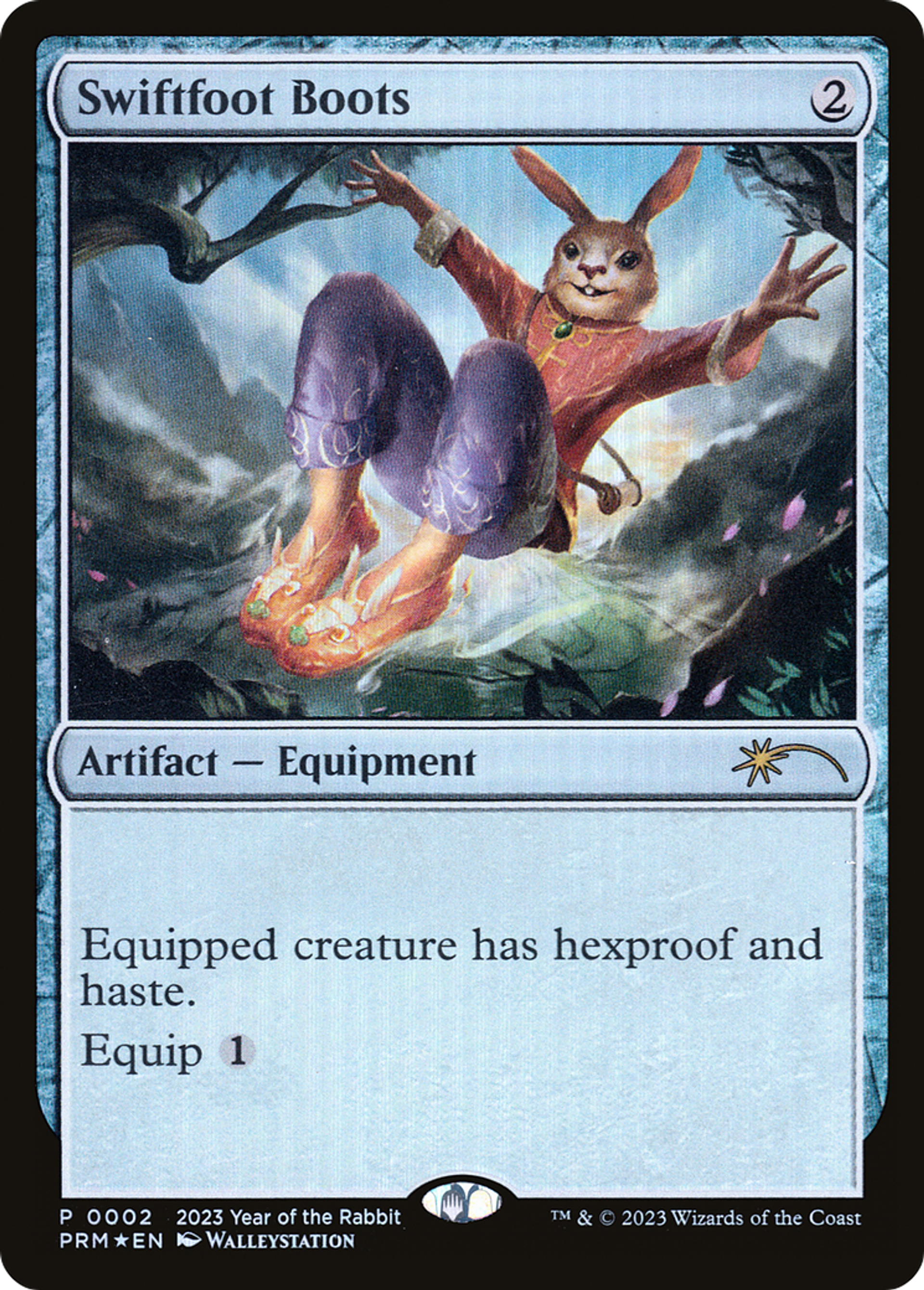 Swiftfoot Boots — Year of the Rabbit 2023 — Magic: The Gathering