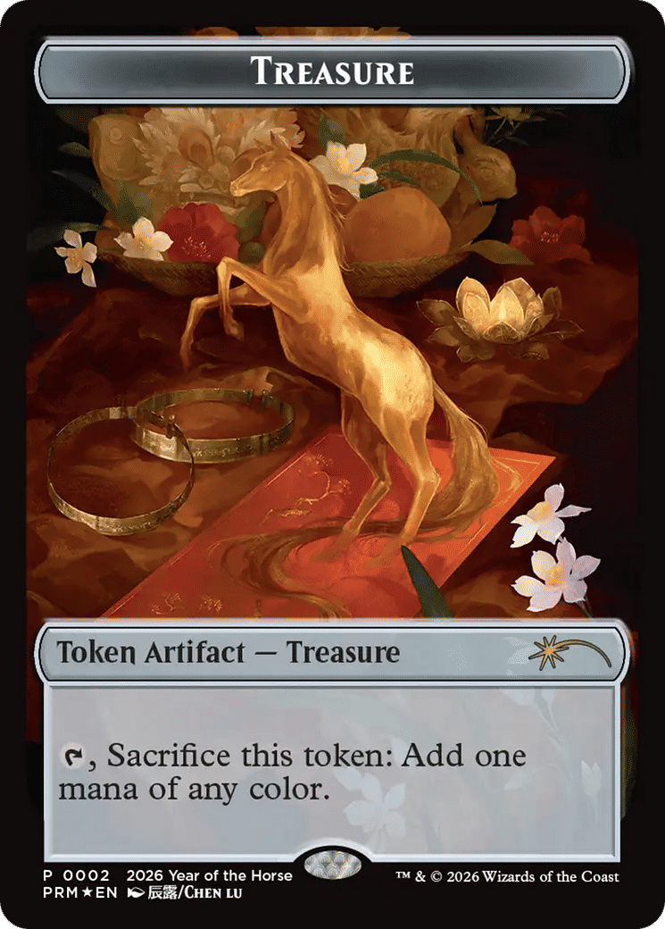 Treasure — Year of the Horse 2026 — Magic: The Gathering