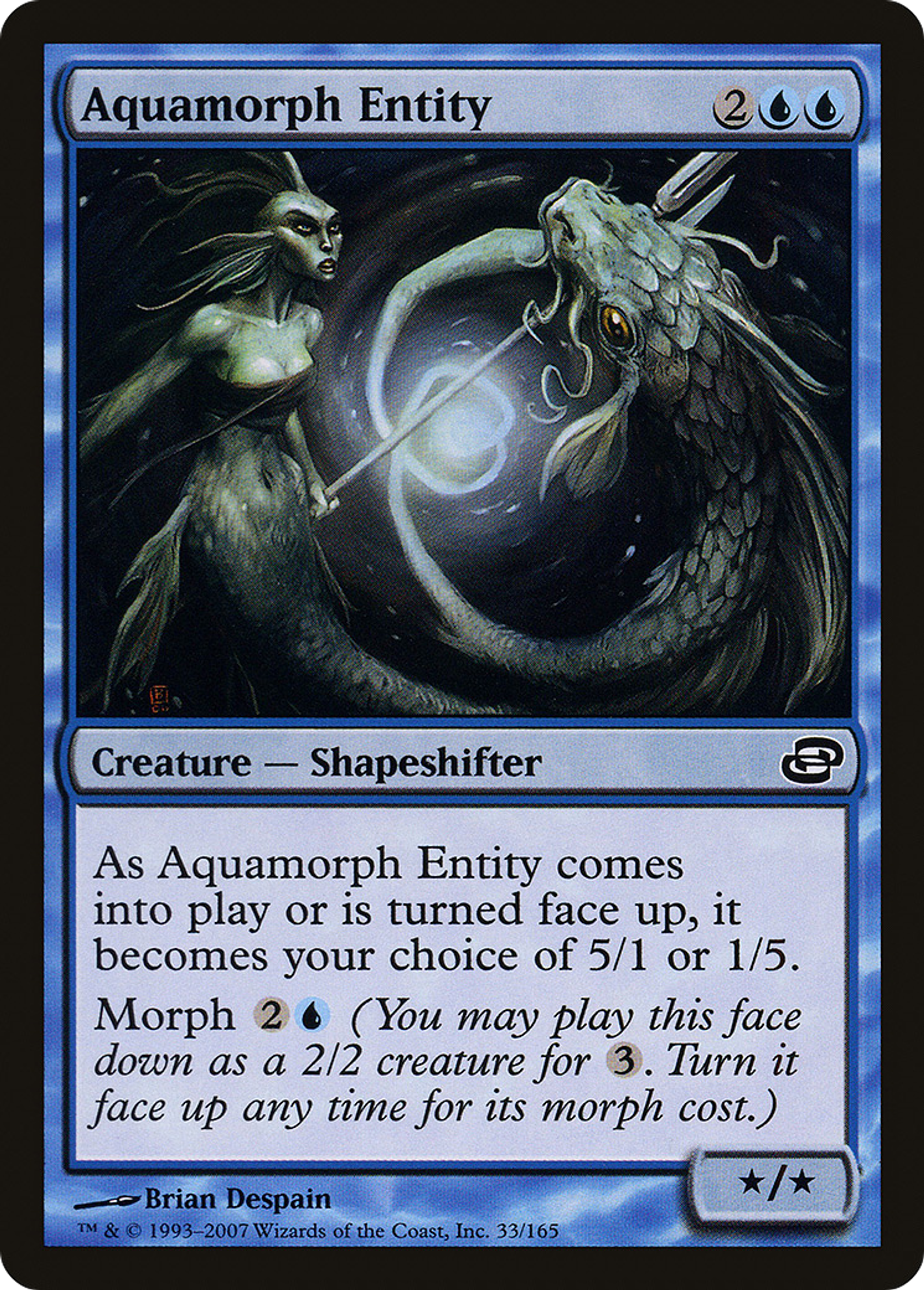 Aquamorph Entity — Planar Chaos — Magic: The Gathering