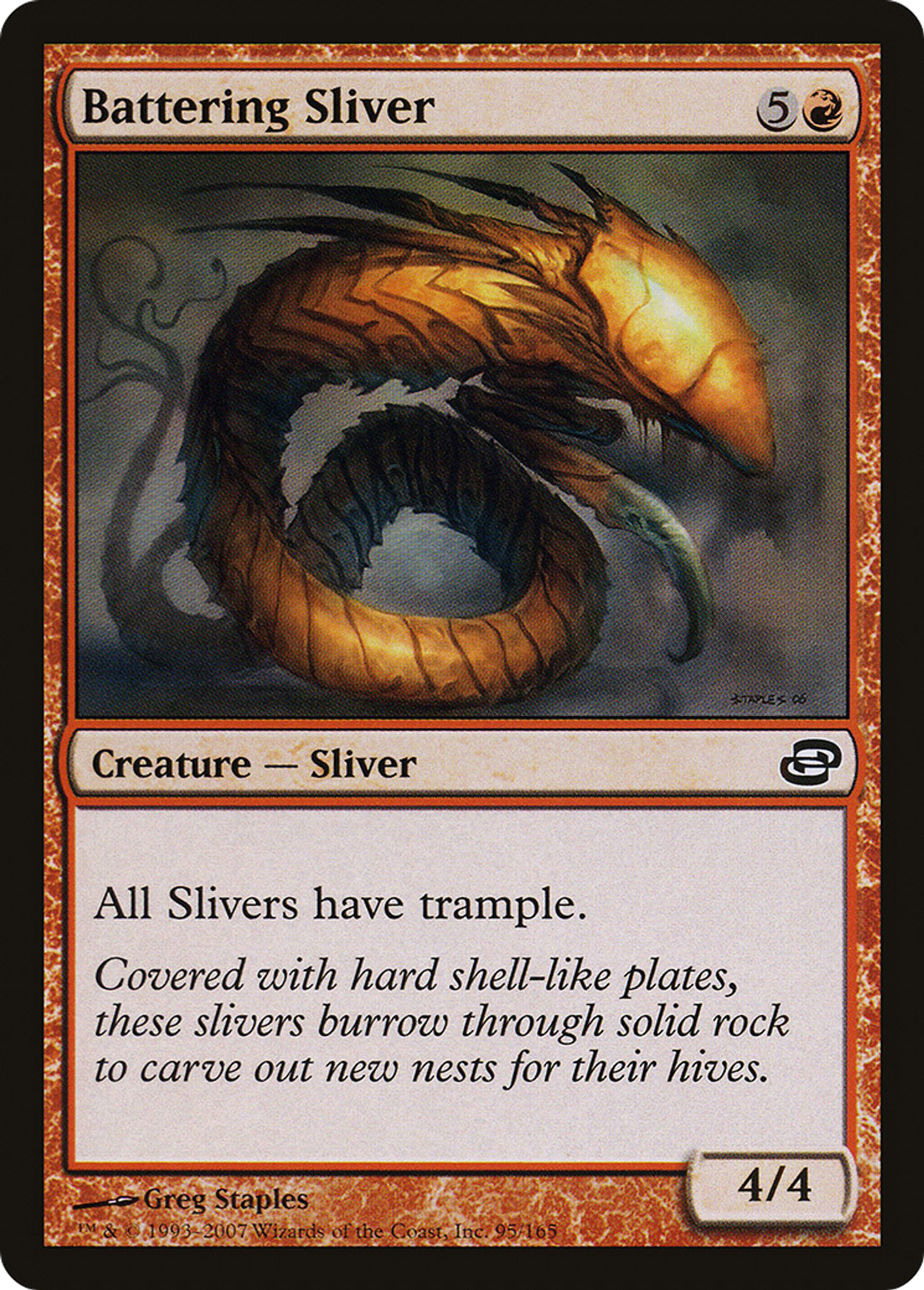 Battering Sliver — Planar Chaos — Magic: The Gathering