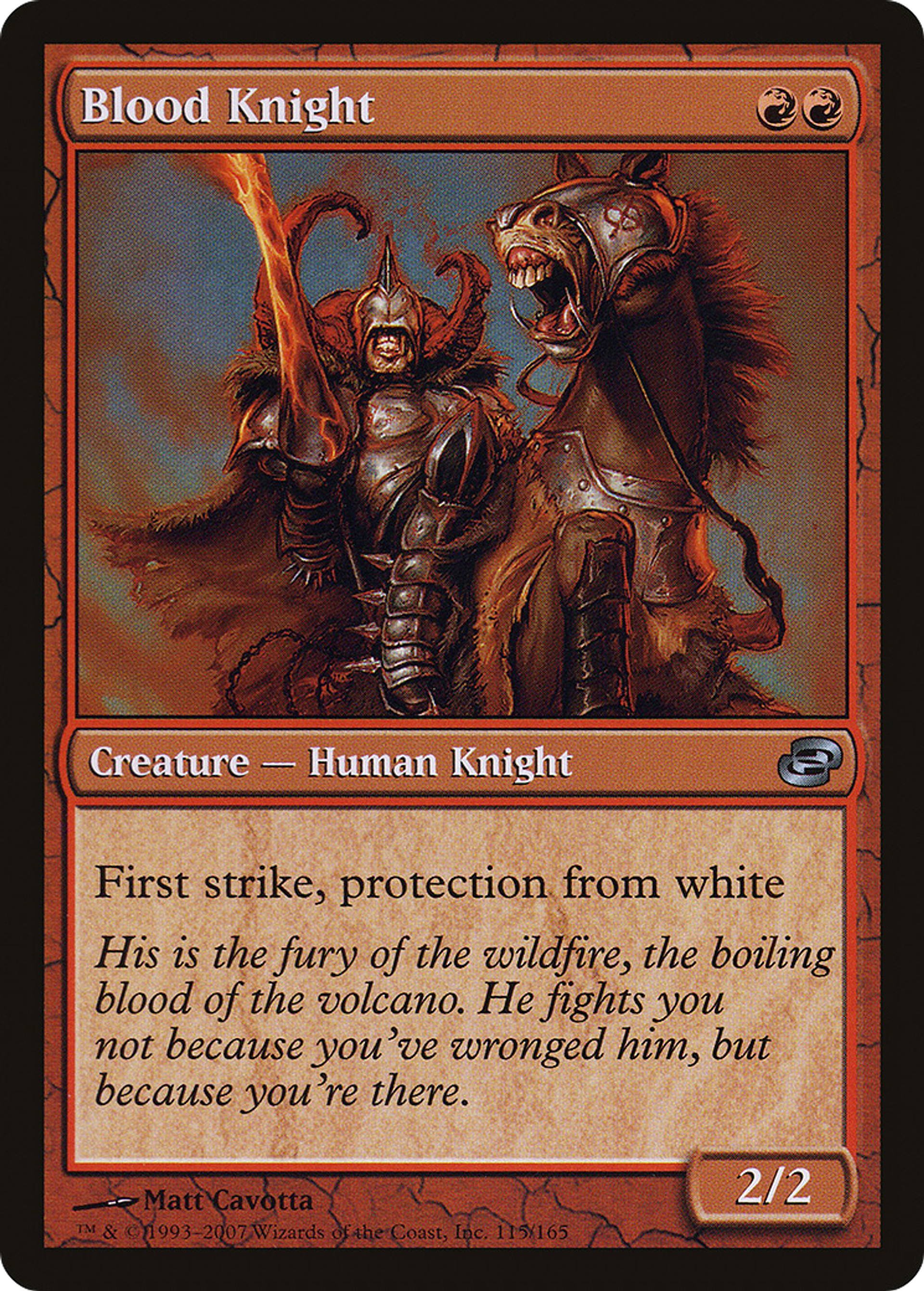 Blood Knight — Planar Chaos — Magic: The Gathering