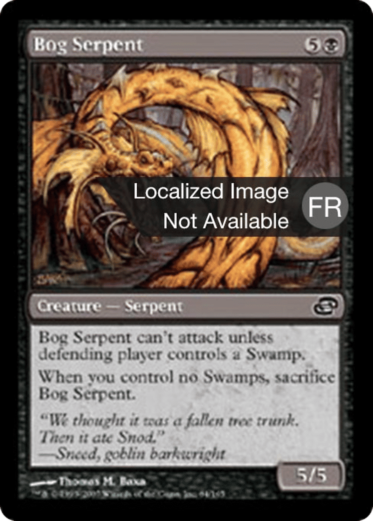 Grand serpent des marécages — Planar Chaos — Magic: The Gathering