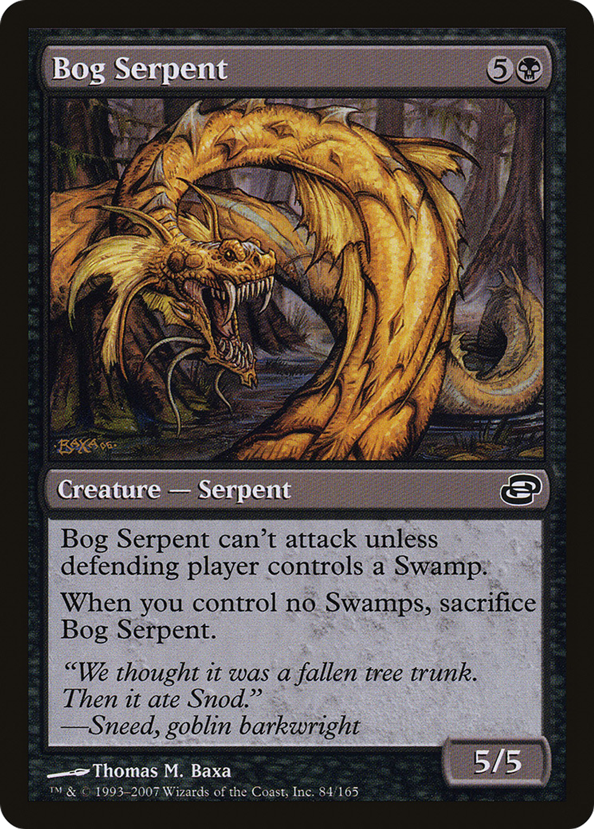 Bog Serpent — Planar Chaos — Magic: The Gathering