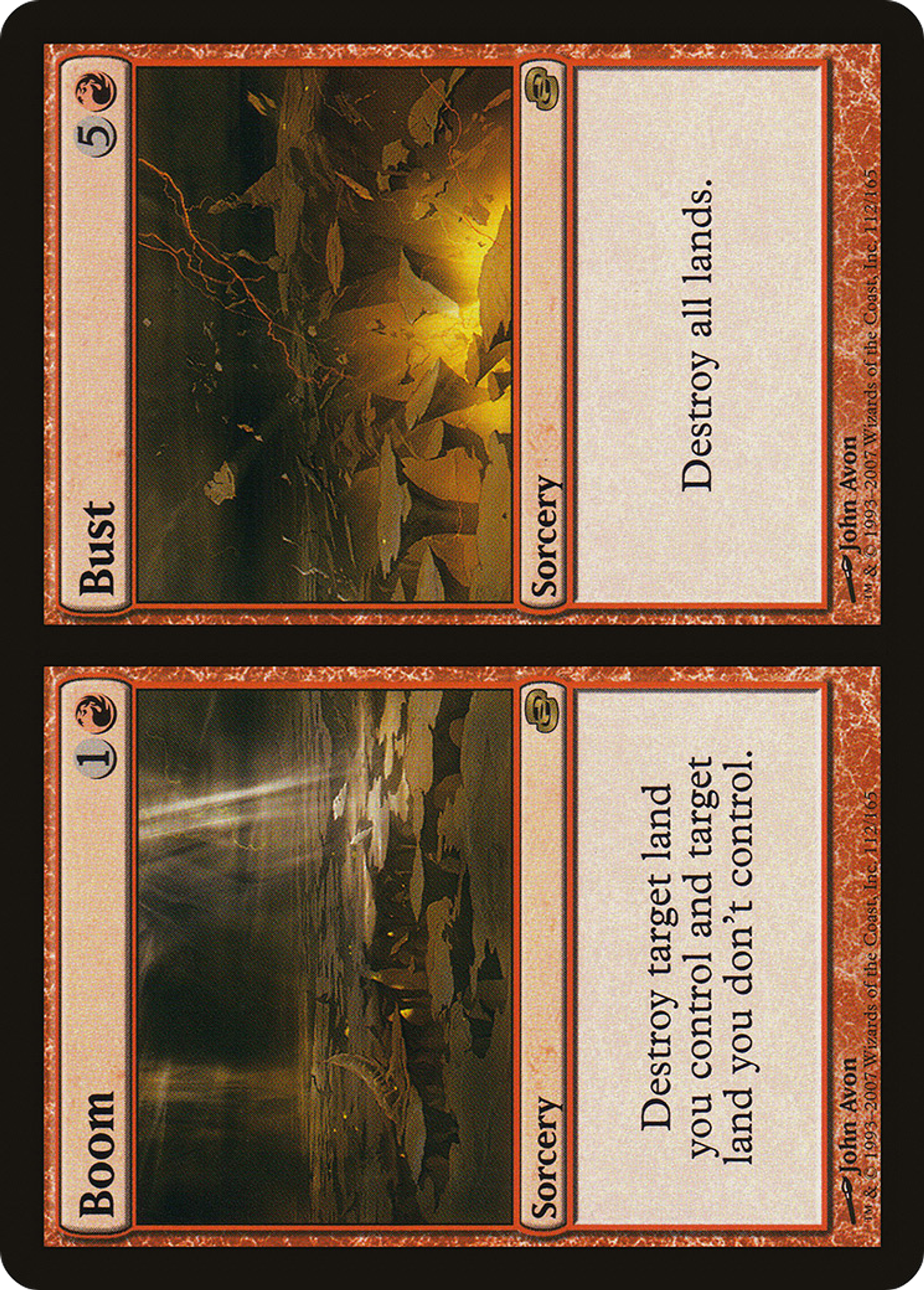 Boom // Bust — Planar Chaos — Magic: The Gathering