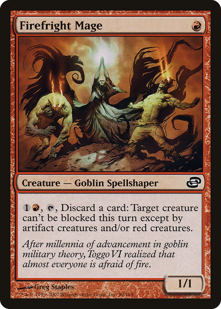 Firefright Mage — Planar Chaos — Magic: The Gathering
