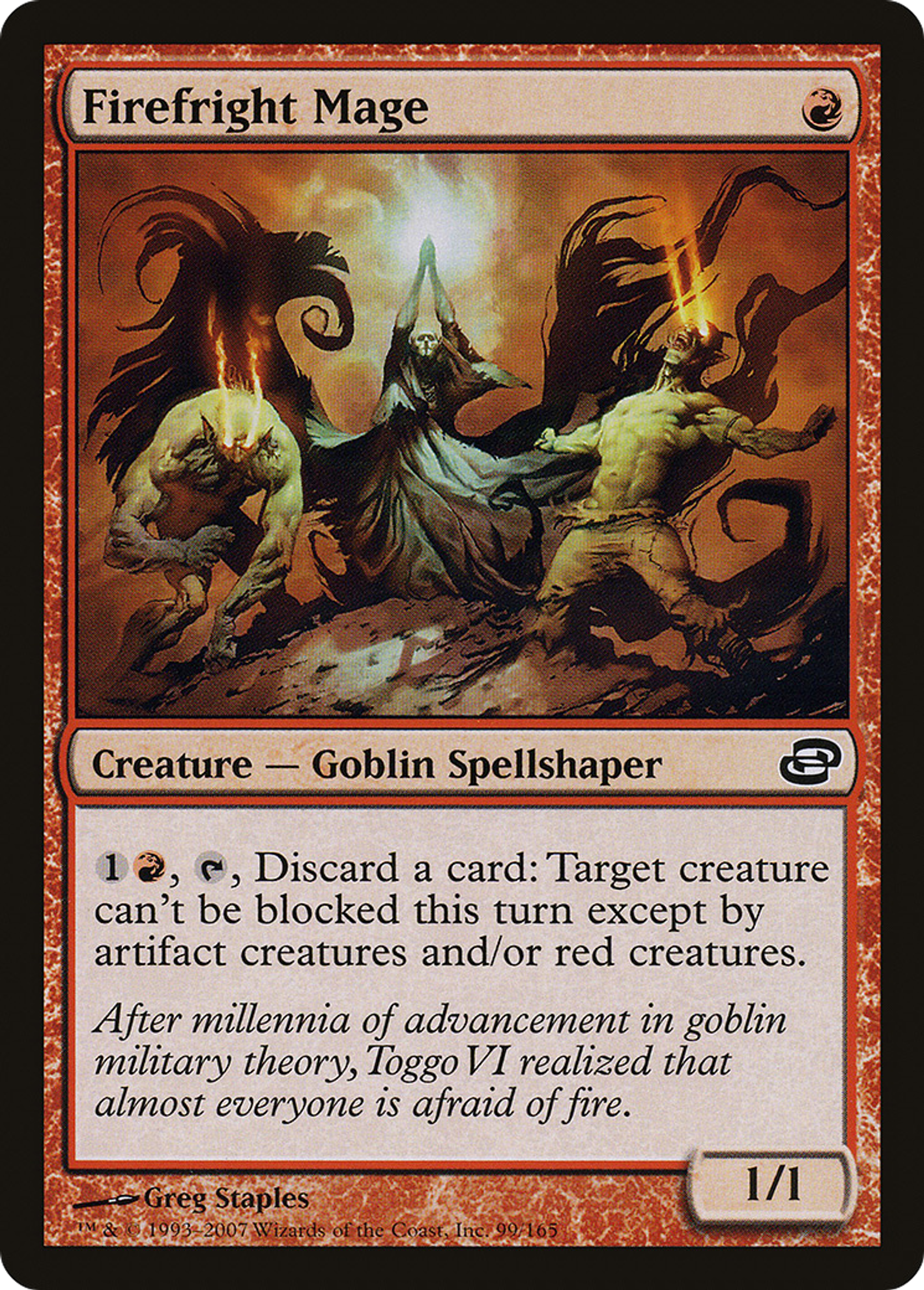 Firefright Mage — Planar Chaos — Magic: The Gathering