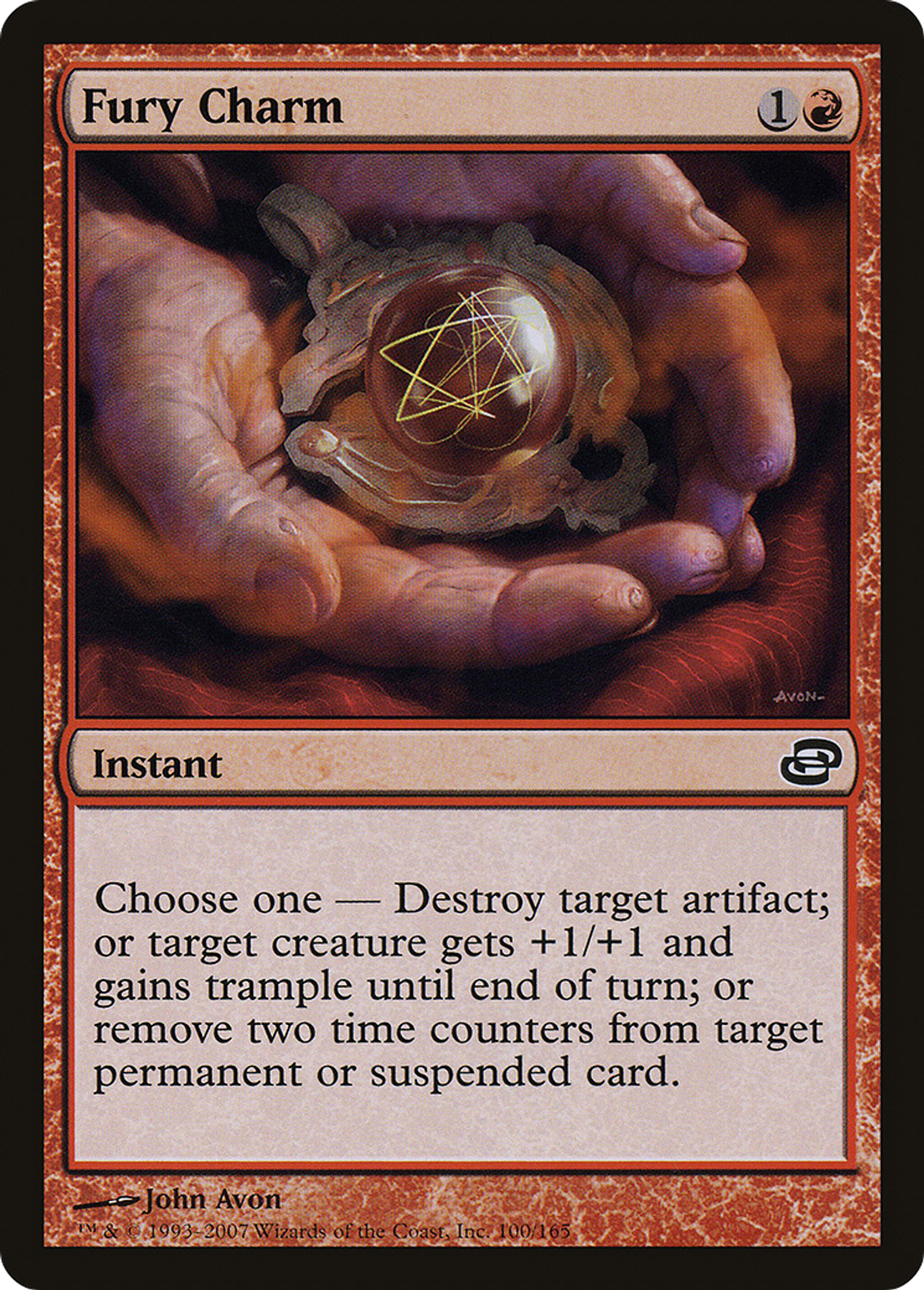 Fury Charm — Planar Chaos — Magic: The Gathering