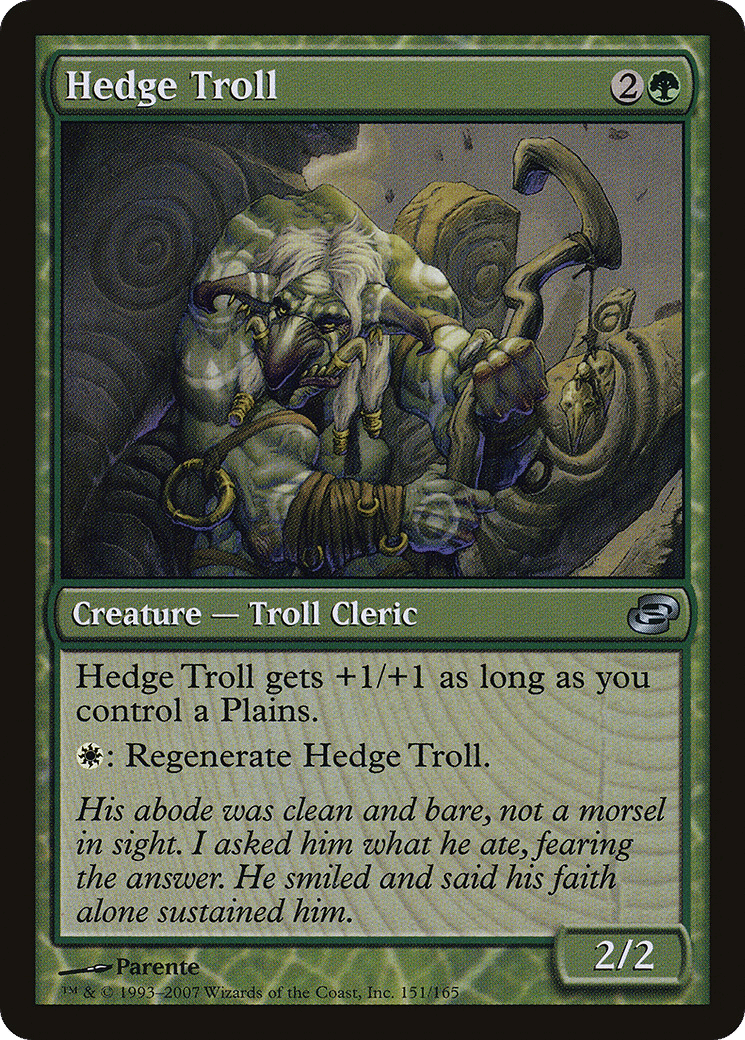 Hedge Troll — Planar Chaos — Magic: The Gathering