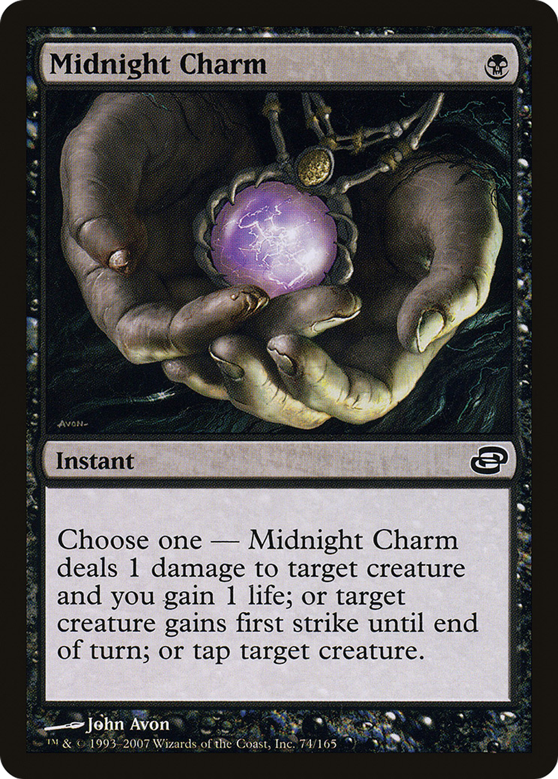 Midnight Charm — Planar Chaos — Magic: The Gathering