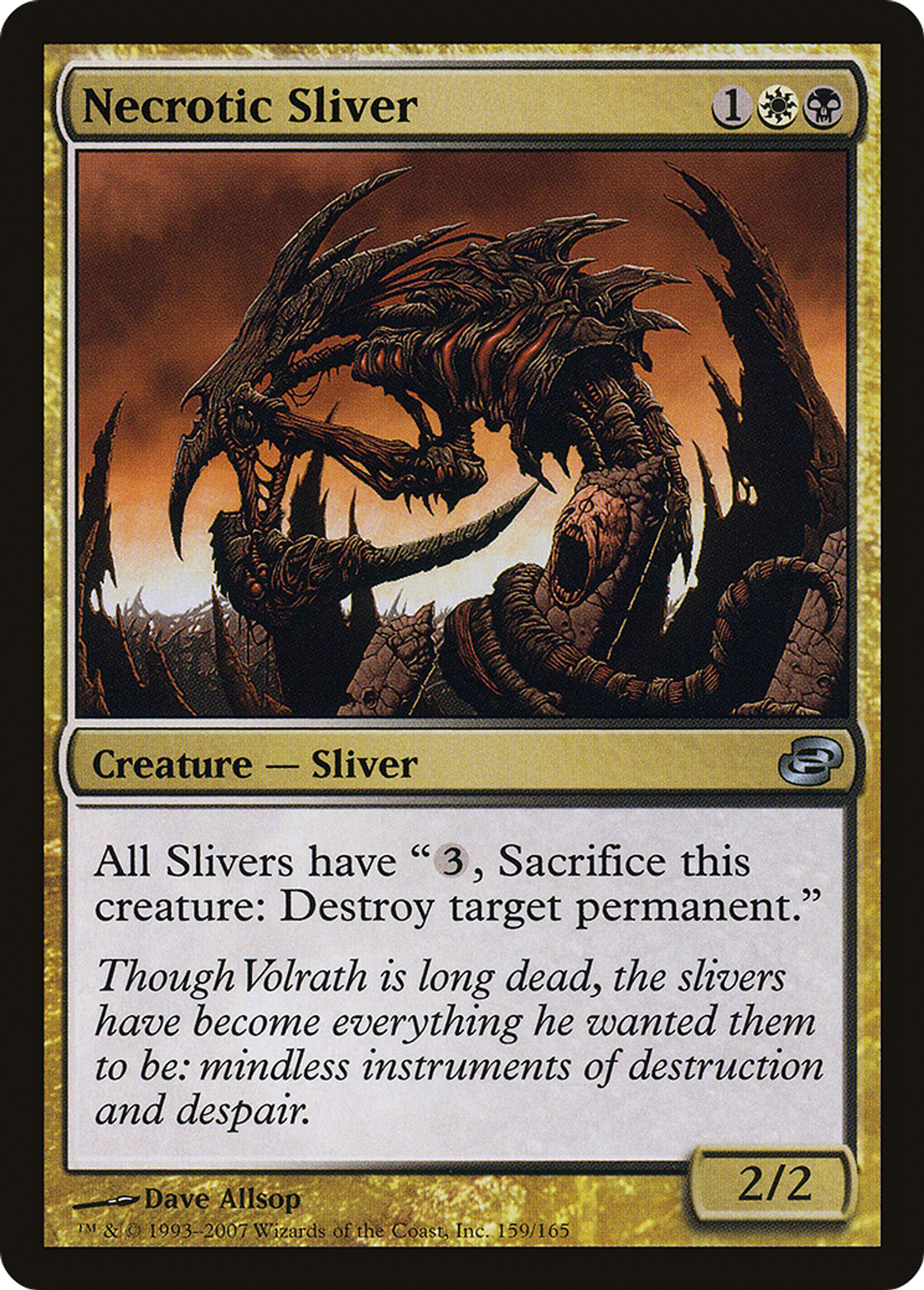 Necrotic Sliver — Planar Chaos — Magic: The Gathering