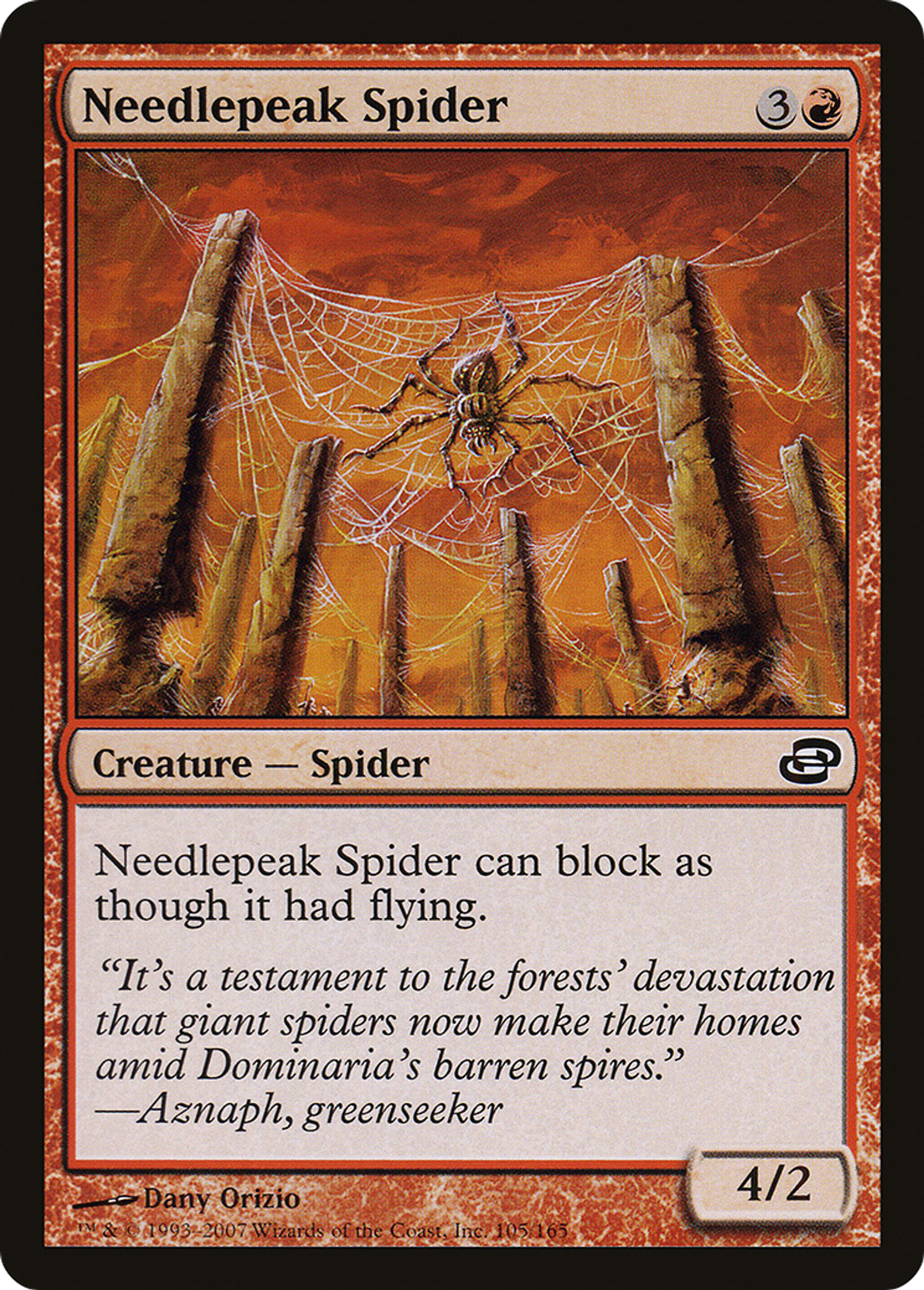 Needlepeak Spider — Planar Chaos — Magic: The Gathering