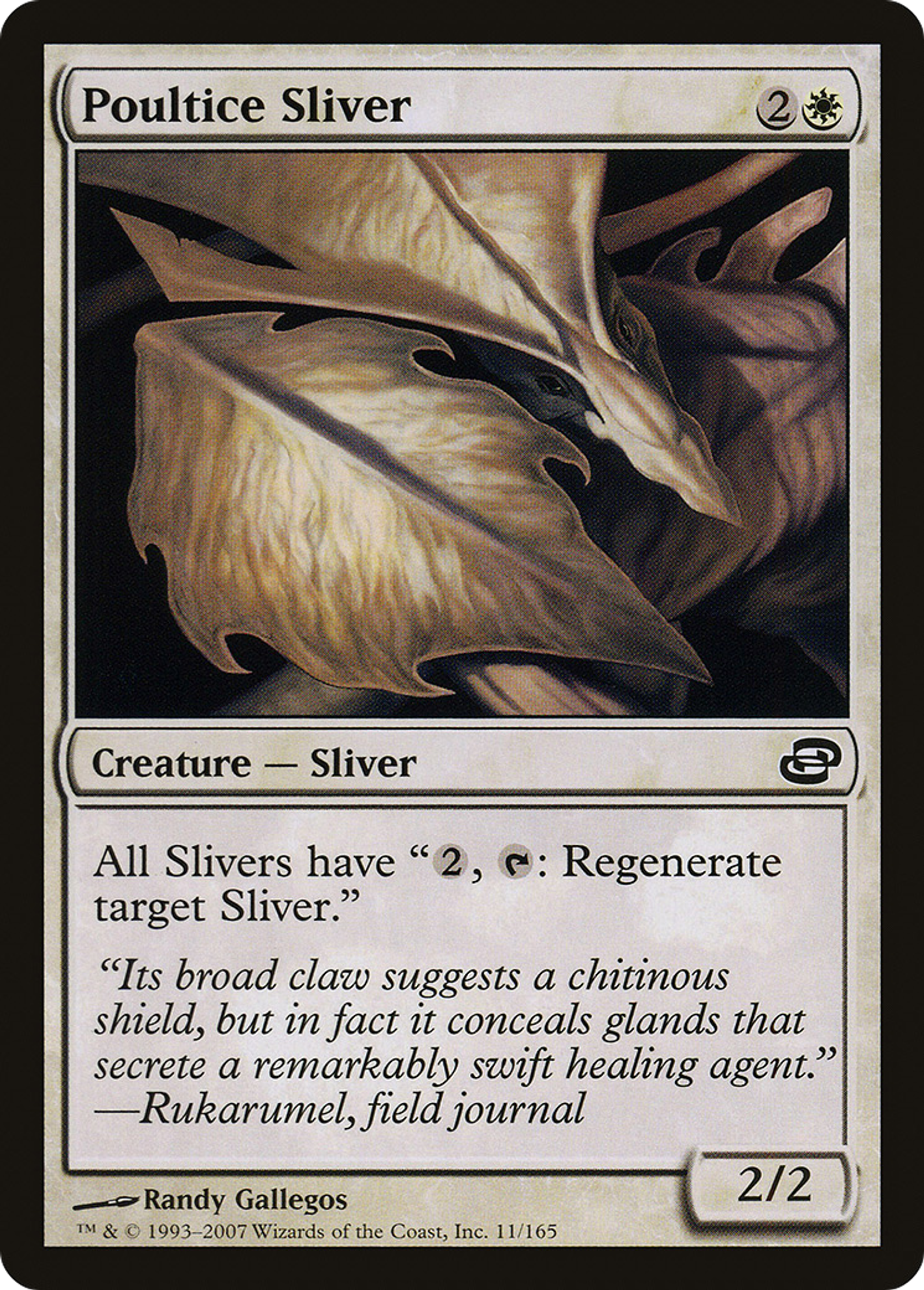 Poultice Sliver — Planar Chaos — Magic: The Gathering
