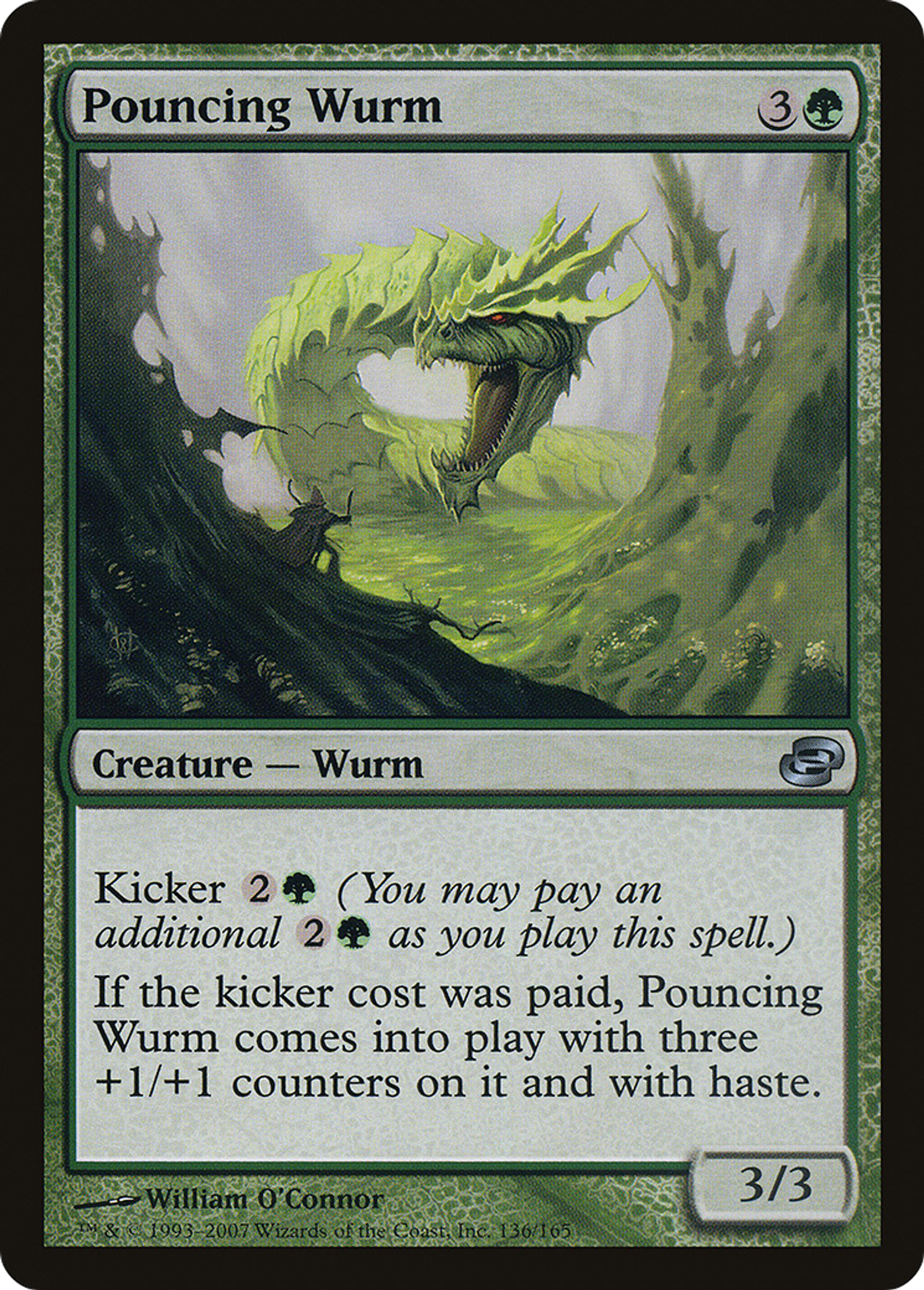 Pouncing Wurm — Planar Chaos — Magic: The Gathering