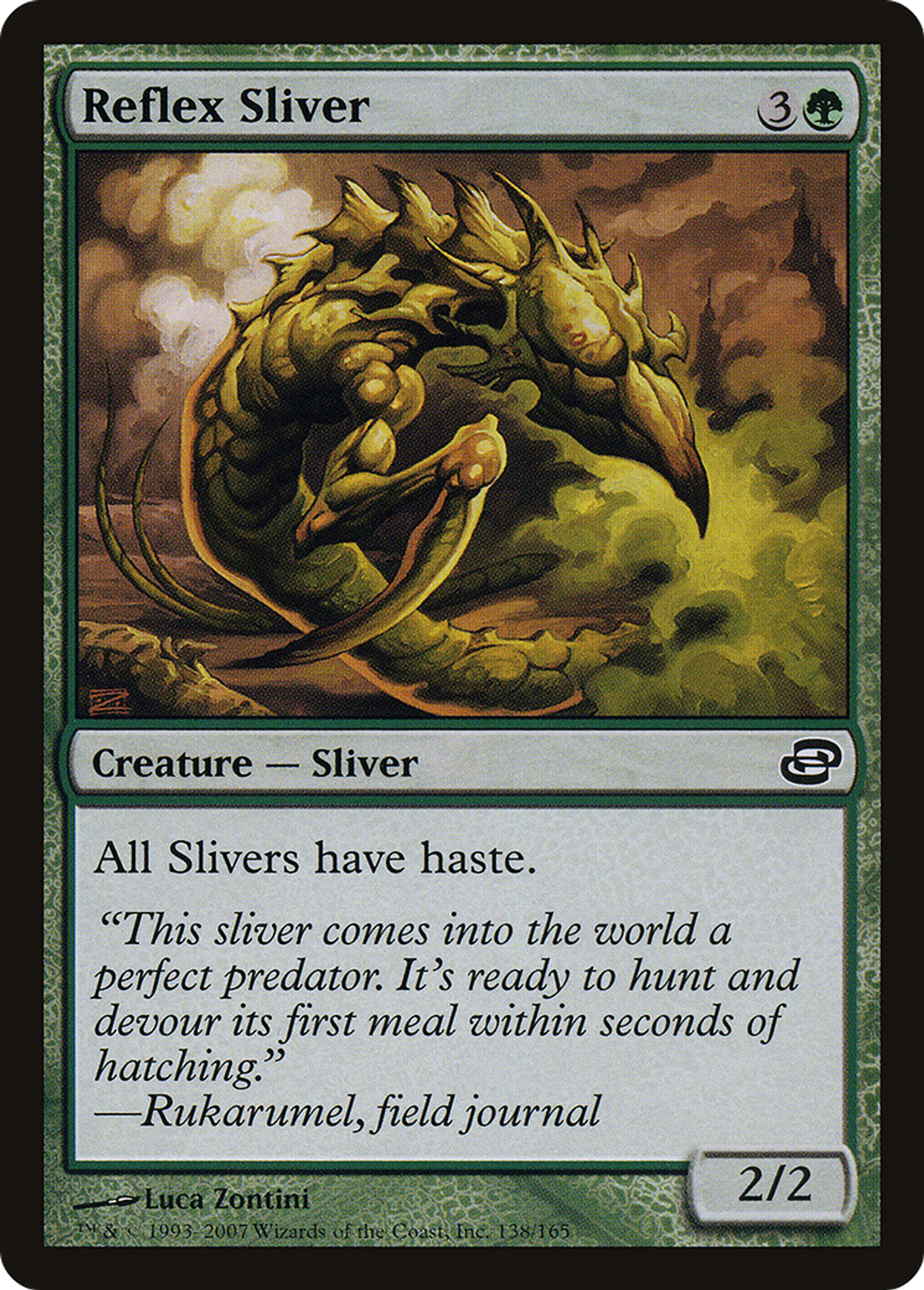 Reflex Sliver — Planar Chaos — Magic: The Gathering