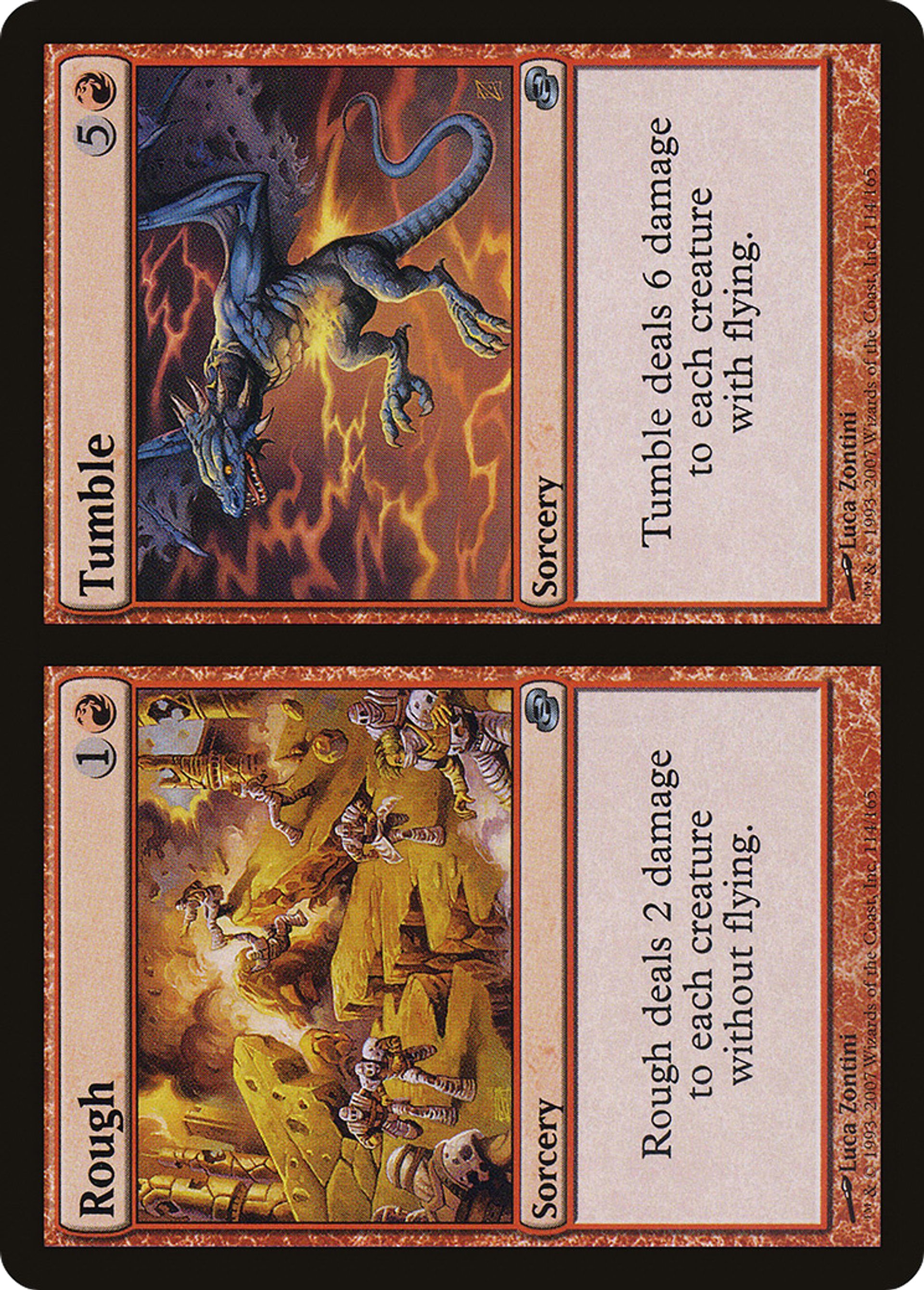 Rough // Tumble — Planar Chaos — Magic: The Gathering