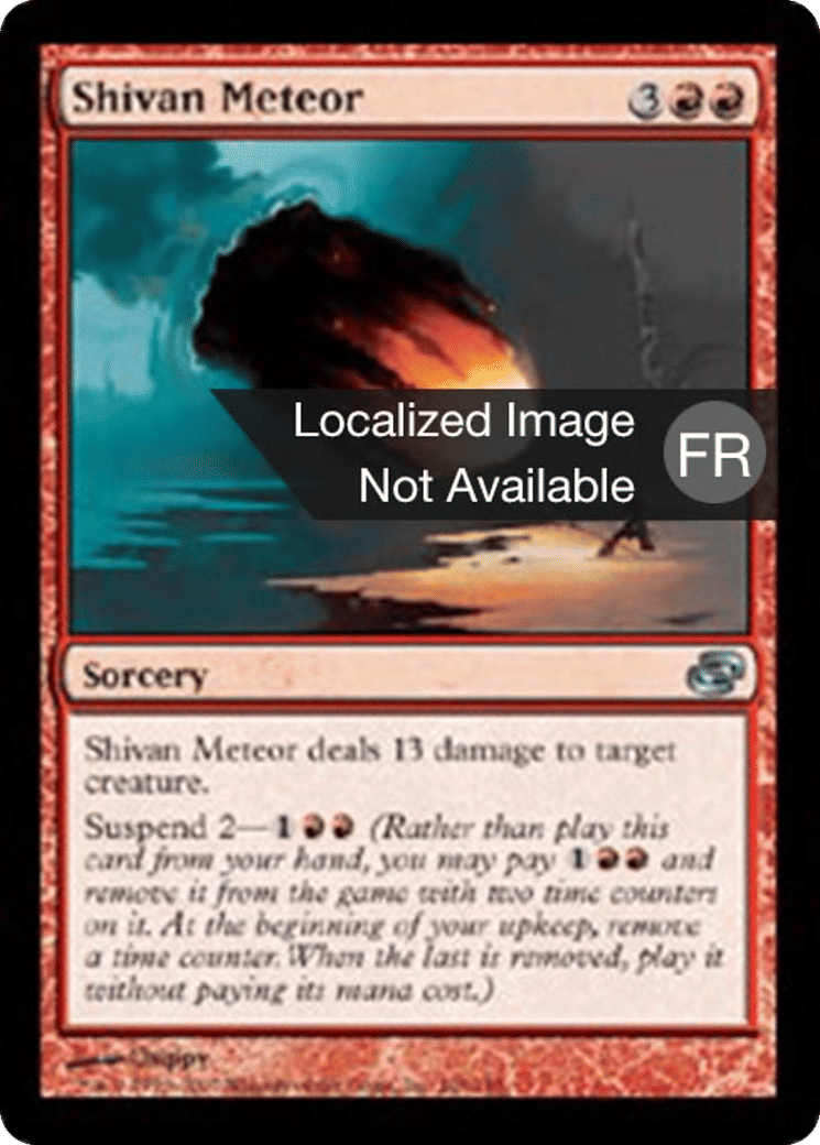 Météore shivân — Planar Chaos — Magic: The Gathering