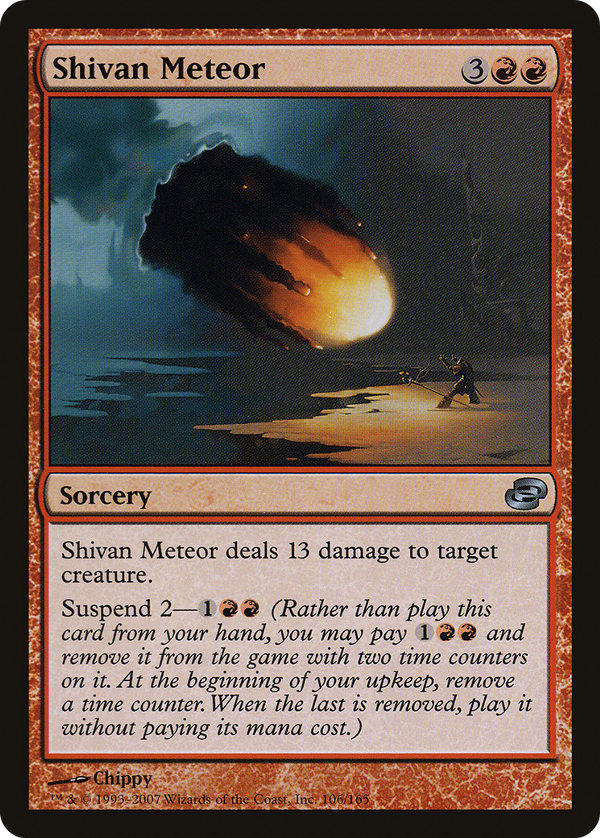Shivan Meteor — Planar Chaos — Magic: The Gathering
