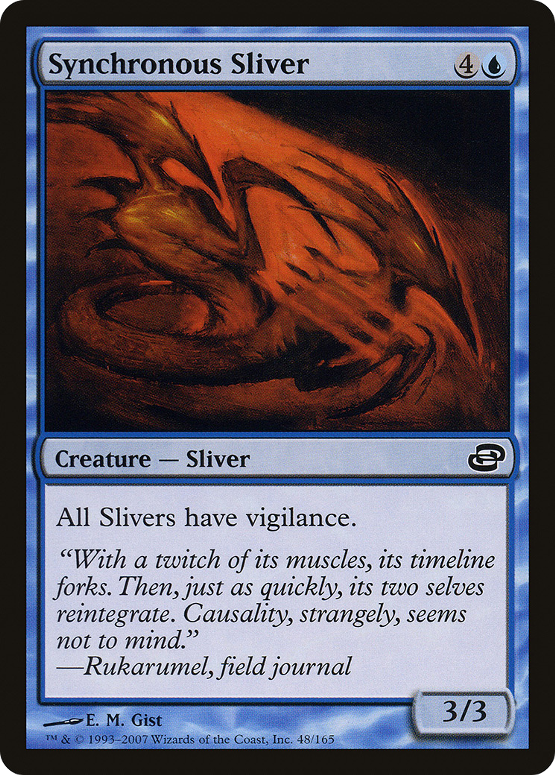 Synchronous Sliver — Planar Chaos — Magic: The Gathering