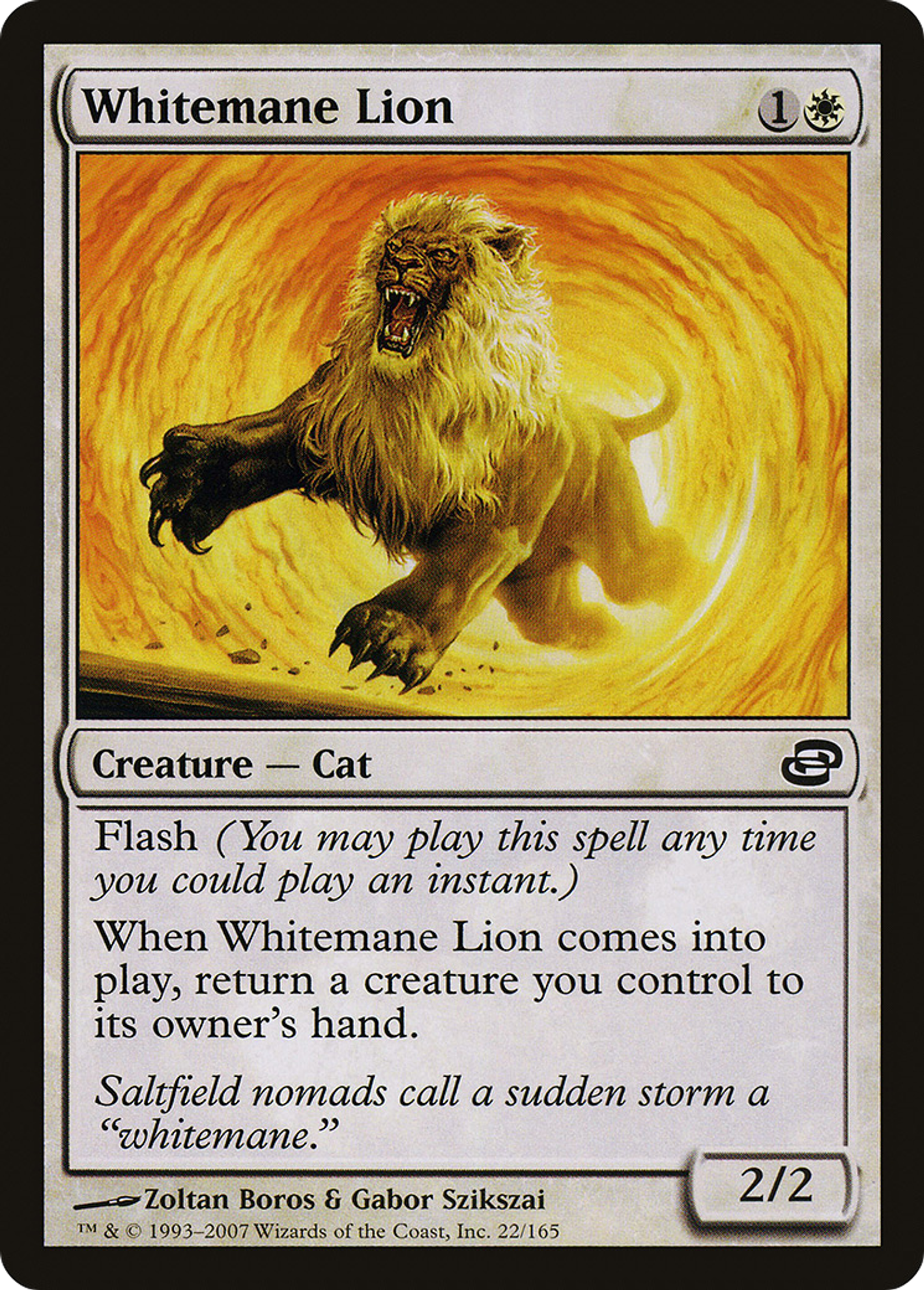 Whitemane Lion — Planar Chaos — Magic: The Gathering
