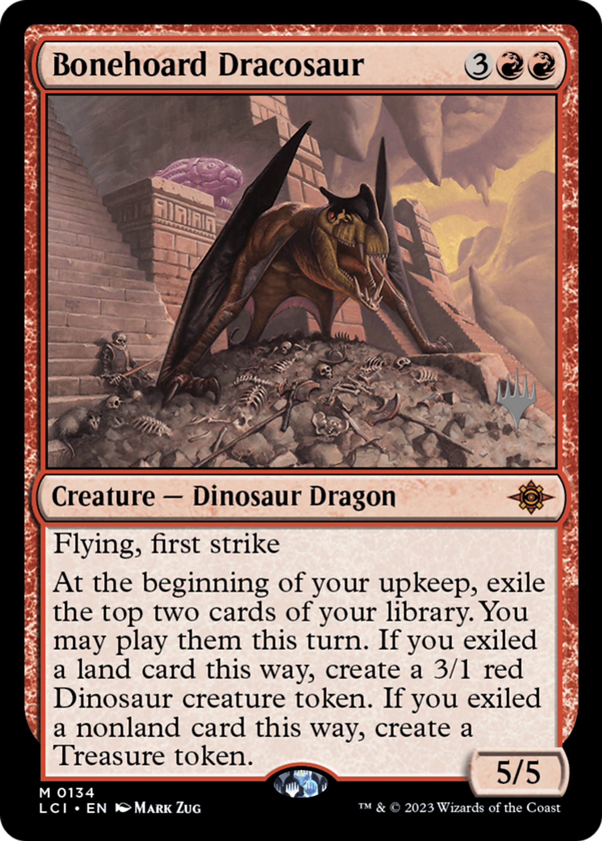 Bonehoard Dracosaur — The Lost Caverns of Ixalan Promos — Magic: The Gathering
