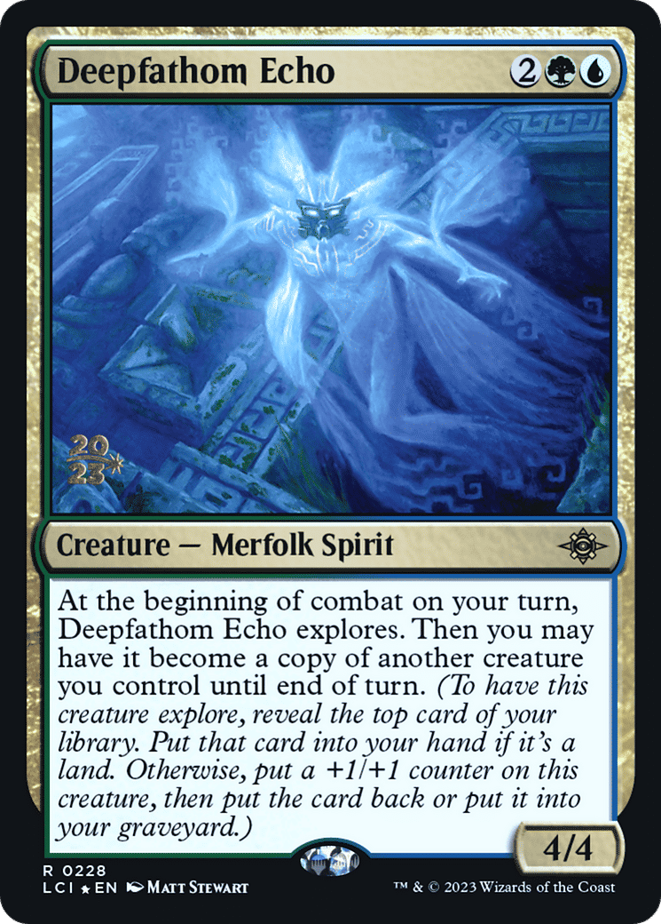Deepfathom Echo — The Lost Caverns of Ixalan Promos — Magic: The Gathering
