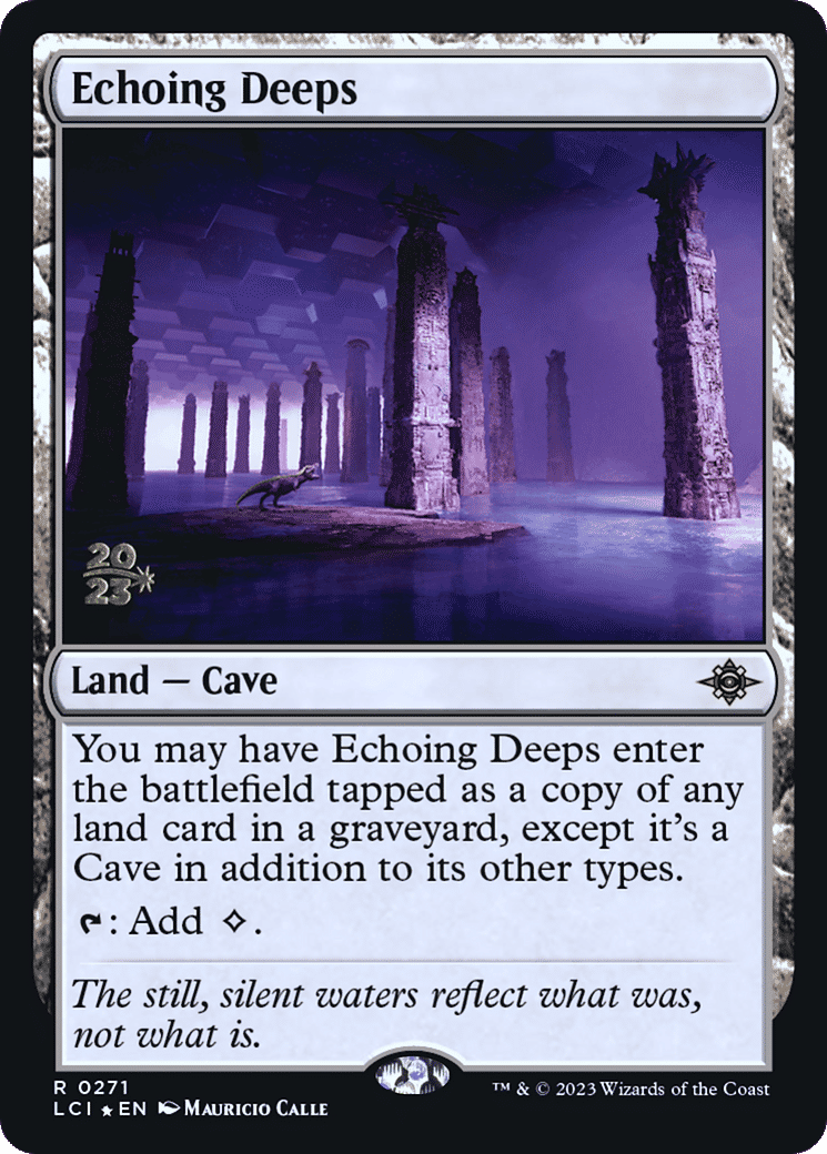Echoing Deeps — The Lost Caverns of Ixalan Promos — Magic: The Gathering