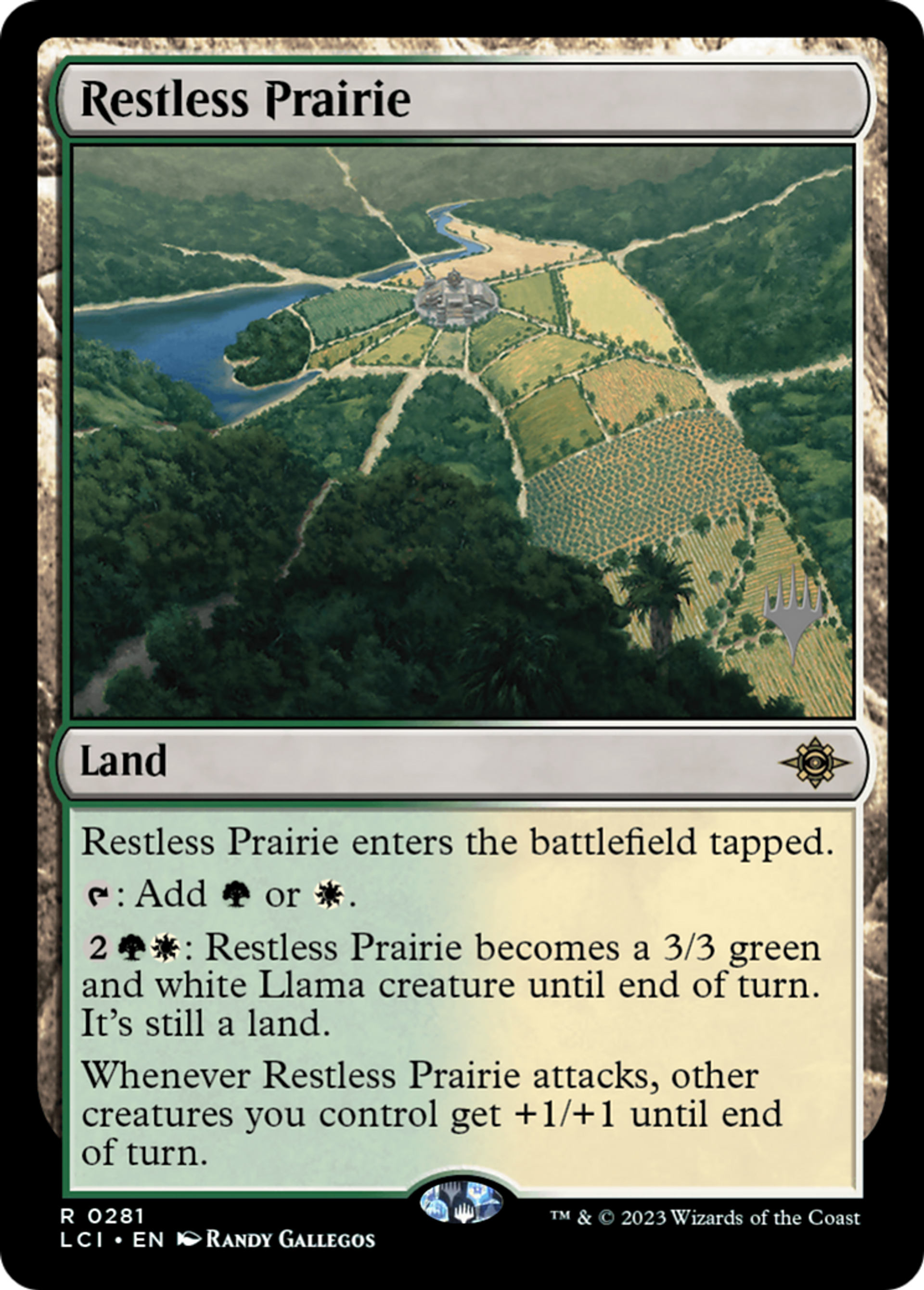 Prairie tourmentée — The Lost Caverns of Ixalan Promos — Magic: The Gathering