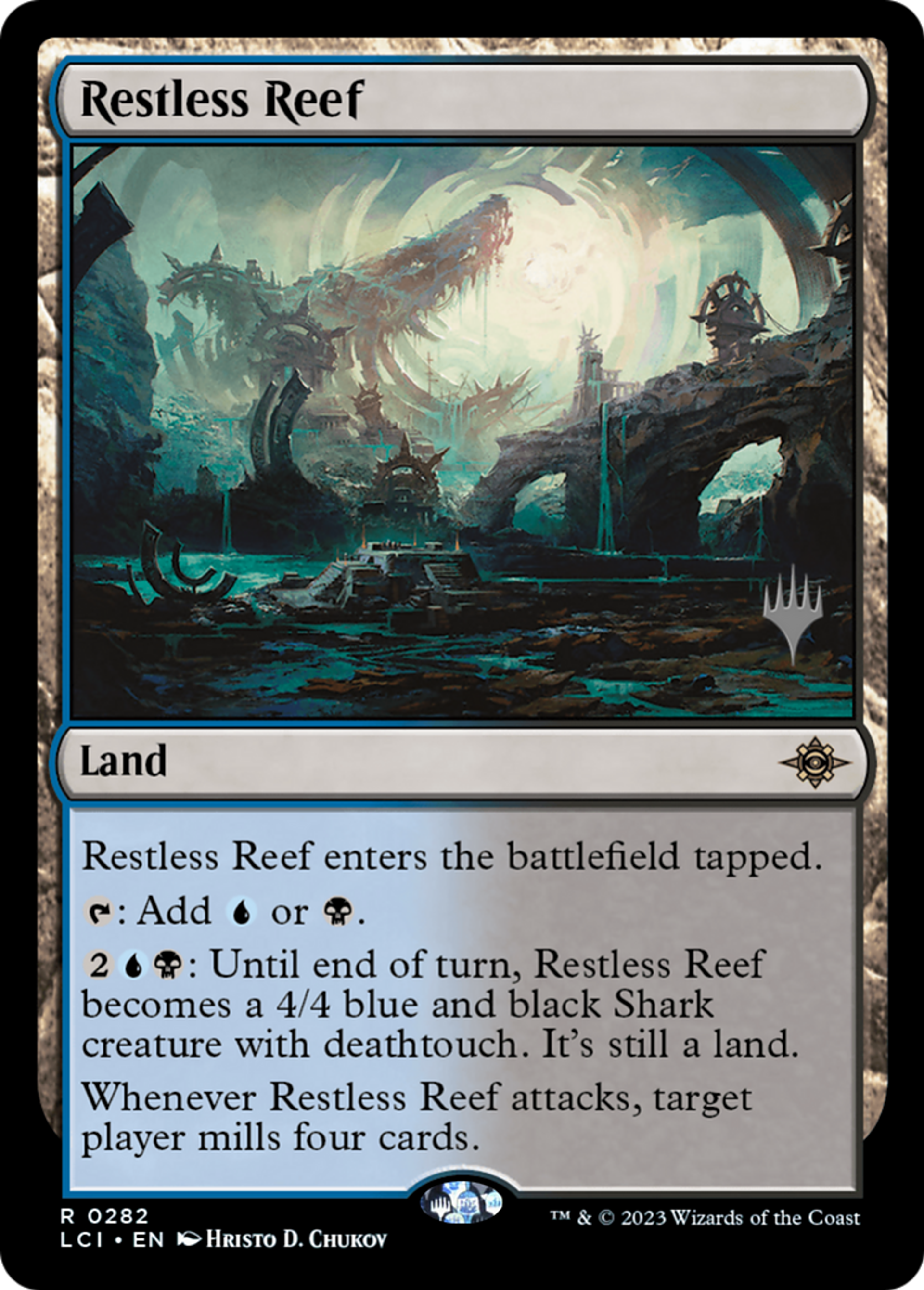 Restless Reef — The Lost Caverns of Ixalan Promos — Magic: The Gathering