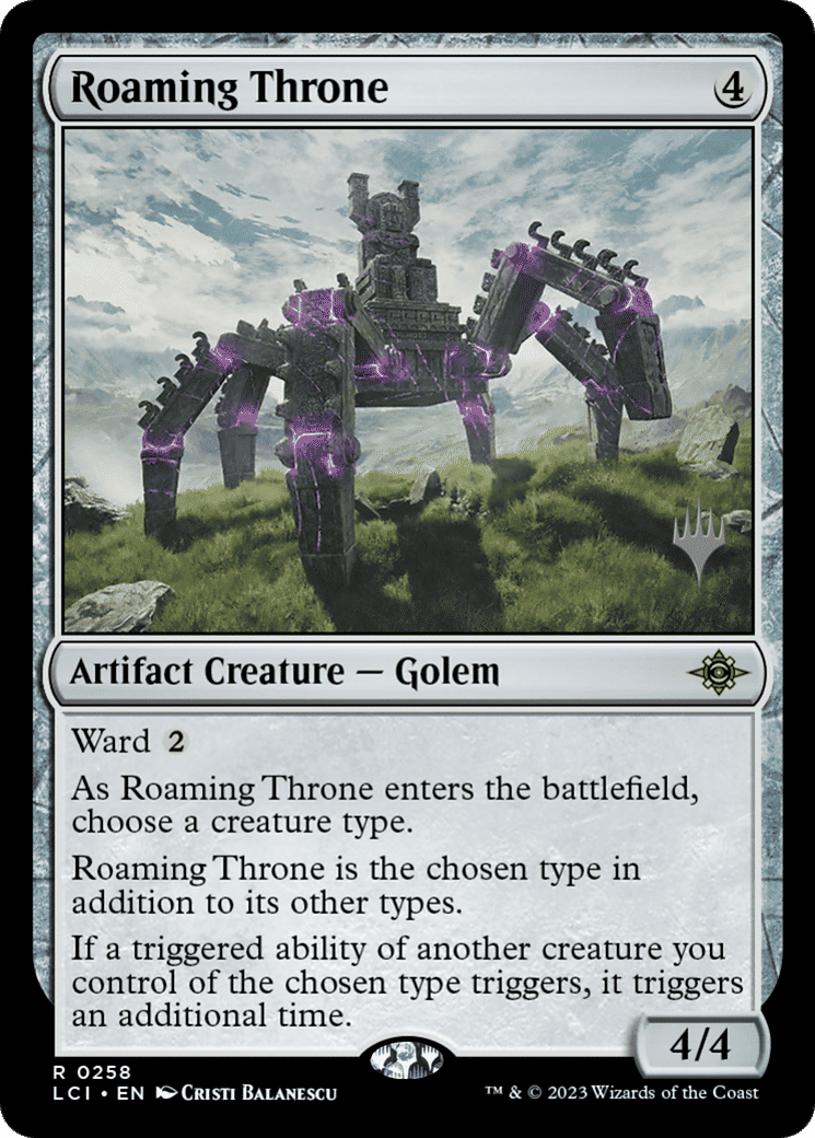 Roaming Throne — The Lost Caverns of Ixalan Promos — Magic: The Gathering
