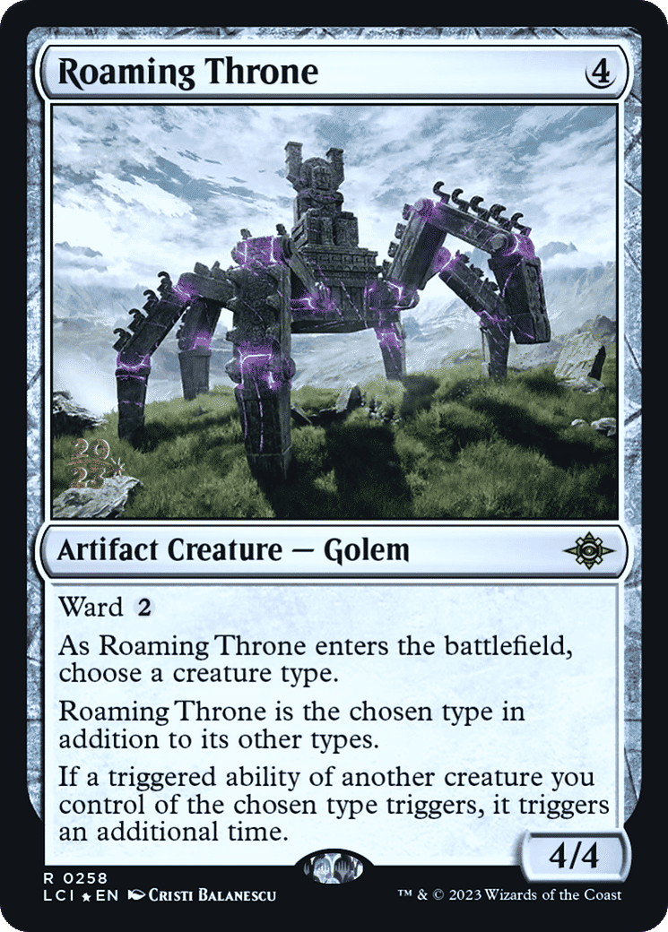 Roaming Throne — The Lost Caverns of Ixalan Promos — Magic: The Gathering