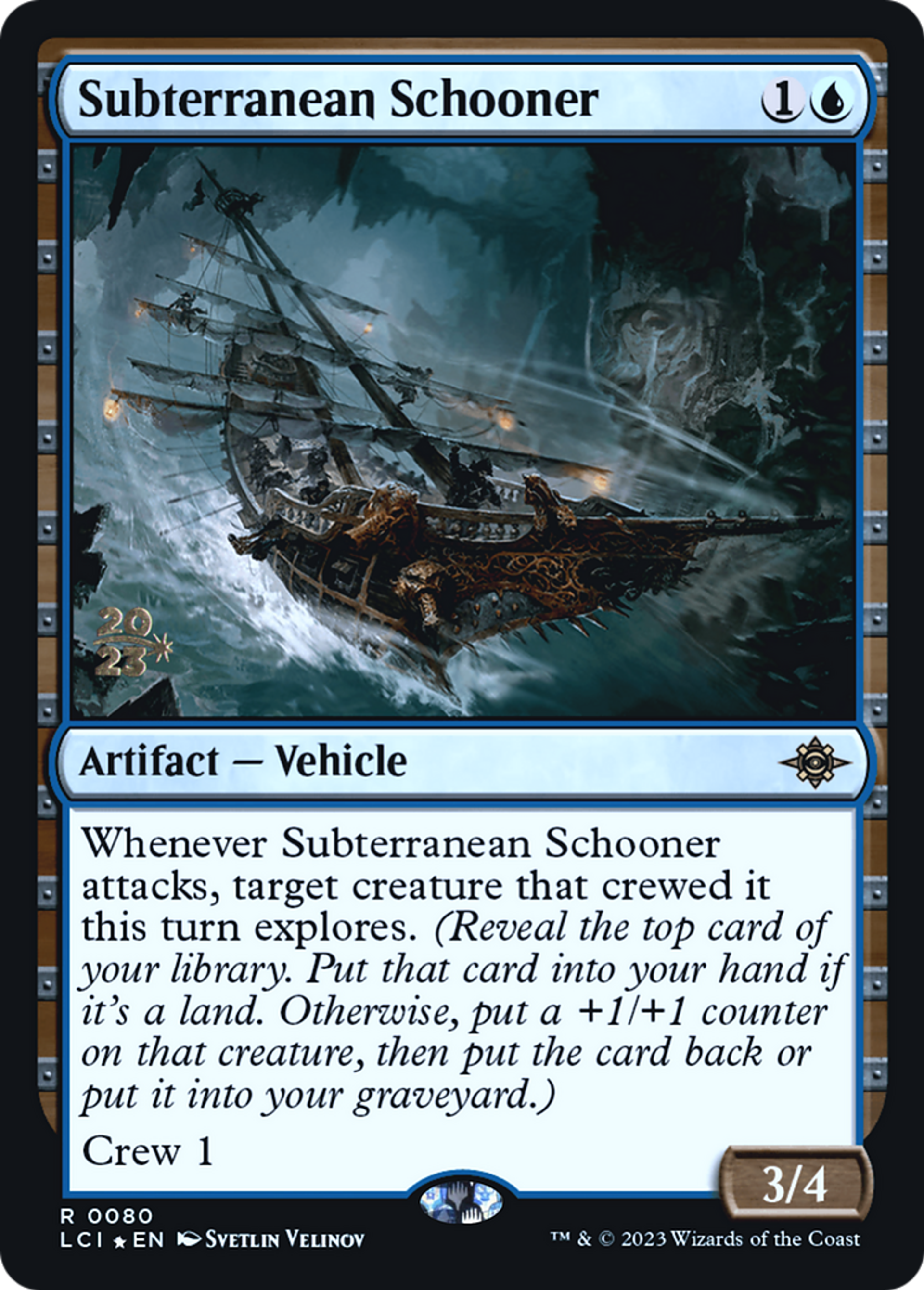 Subterranean Schooner — The Lost Caverns of Ixalan Promos — Magic: The Gathering