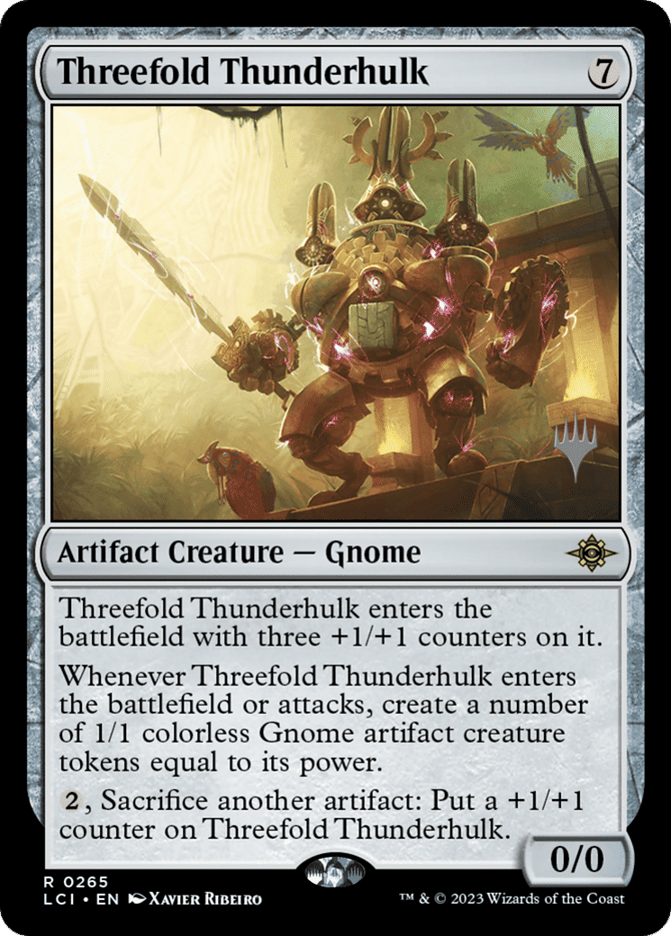 Threefold Thunderhulk from The Lost Caverns of Ixalan Promos - Magic: The Gathering