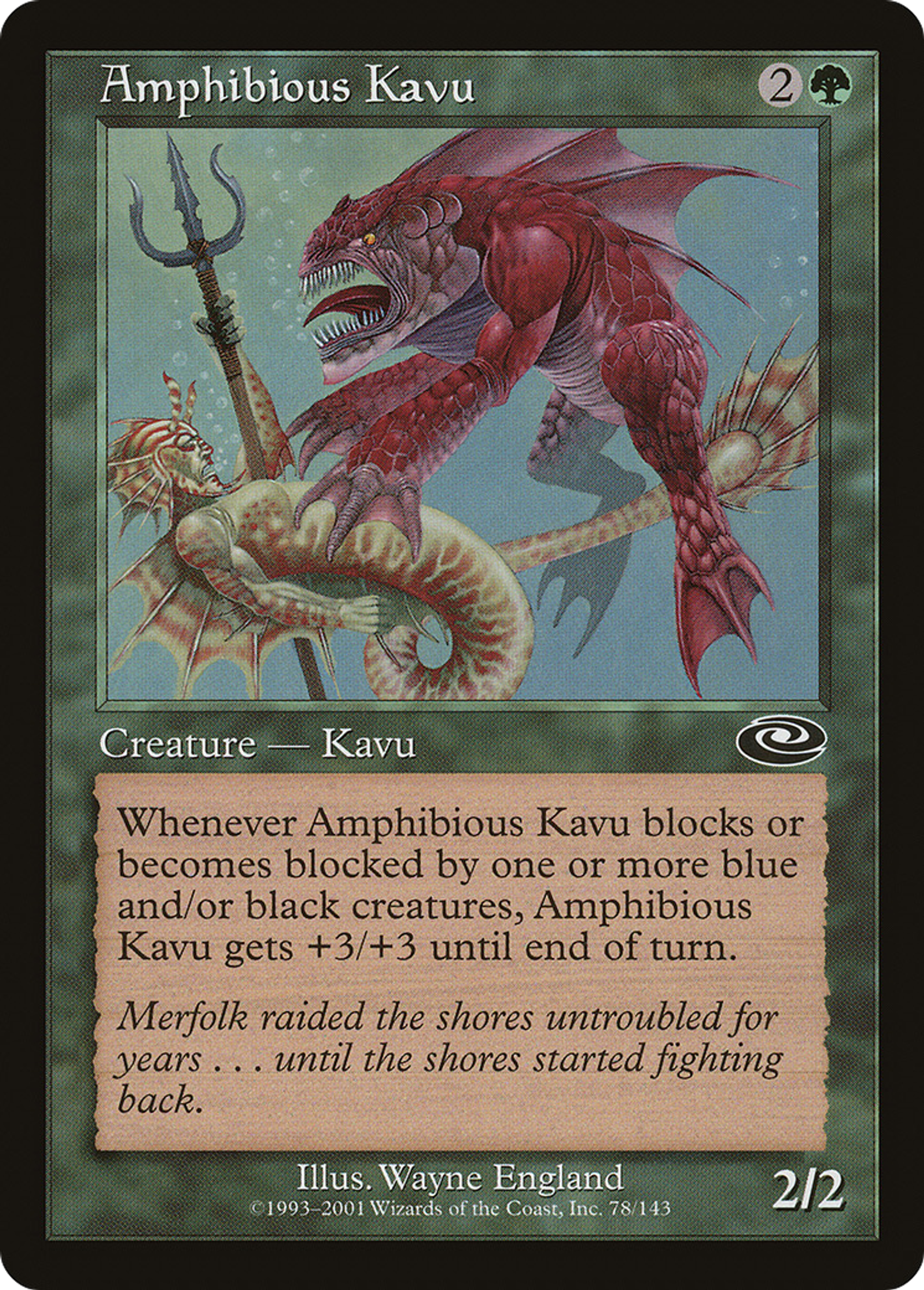 Amphibious Kavu — Planeshift — Magic: The Gathering