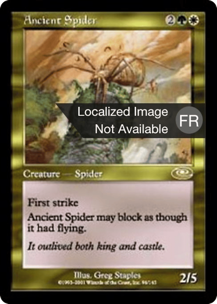 Ancienne araignée — Planeshift — Magic: The Gathering