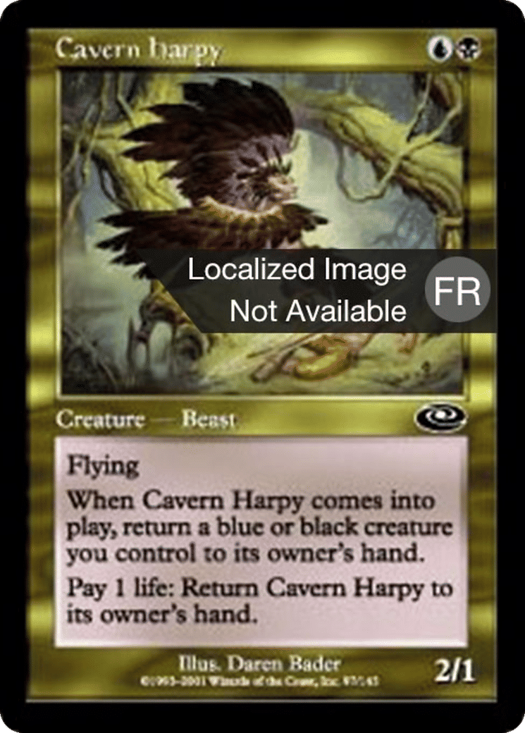 Harpie des cavernes — Planeshift — Magic: The Gathering
