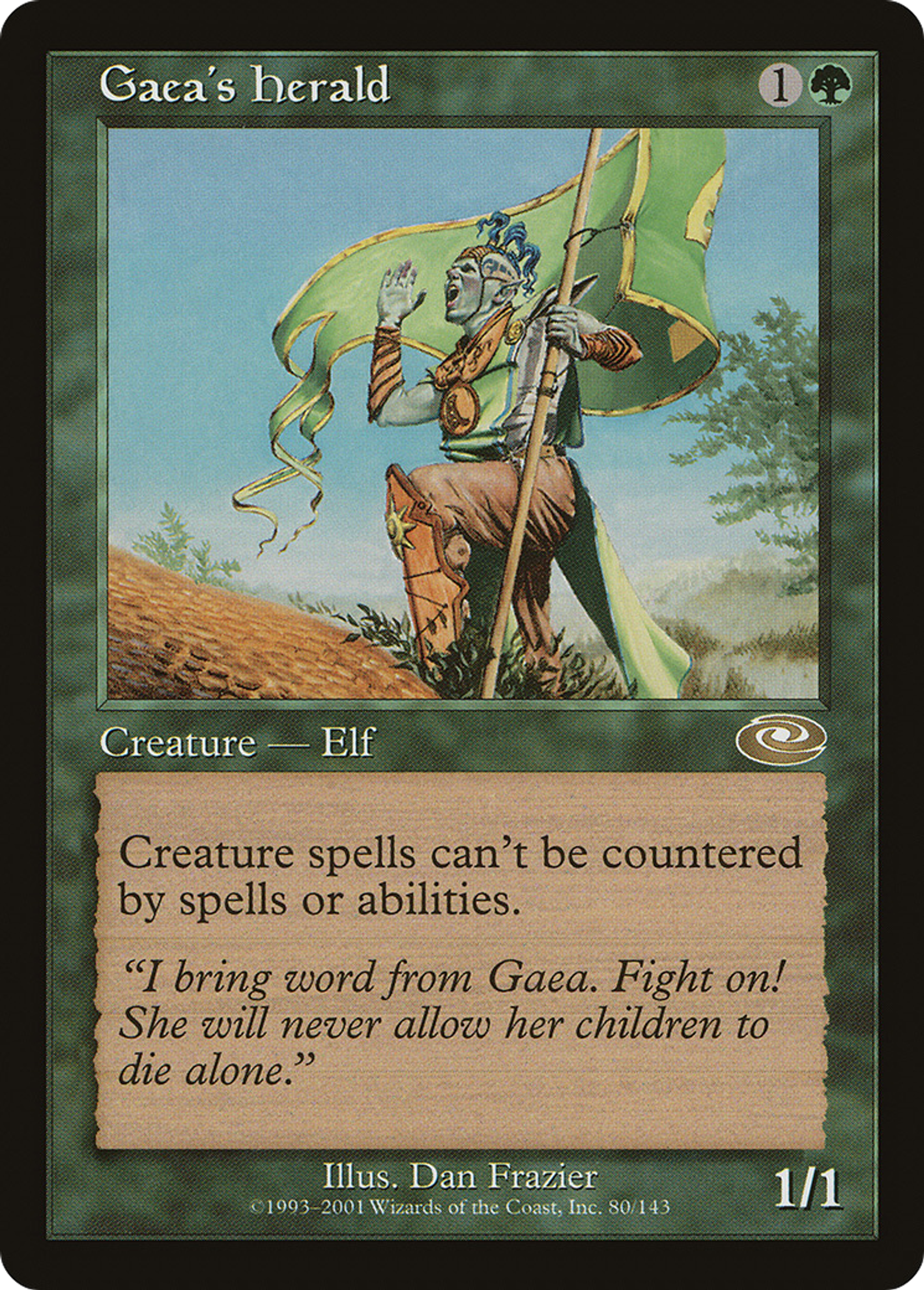 Gaea's Herald — Planeshift — Magic: The Gathering