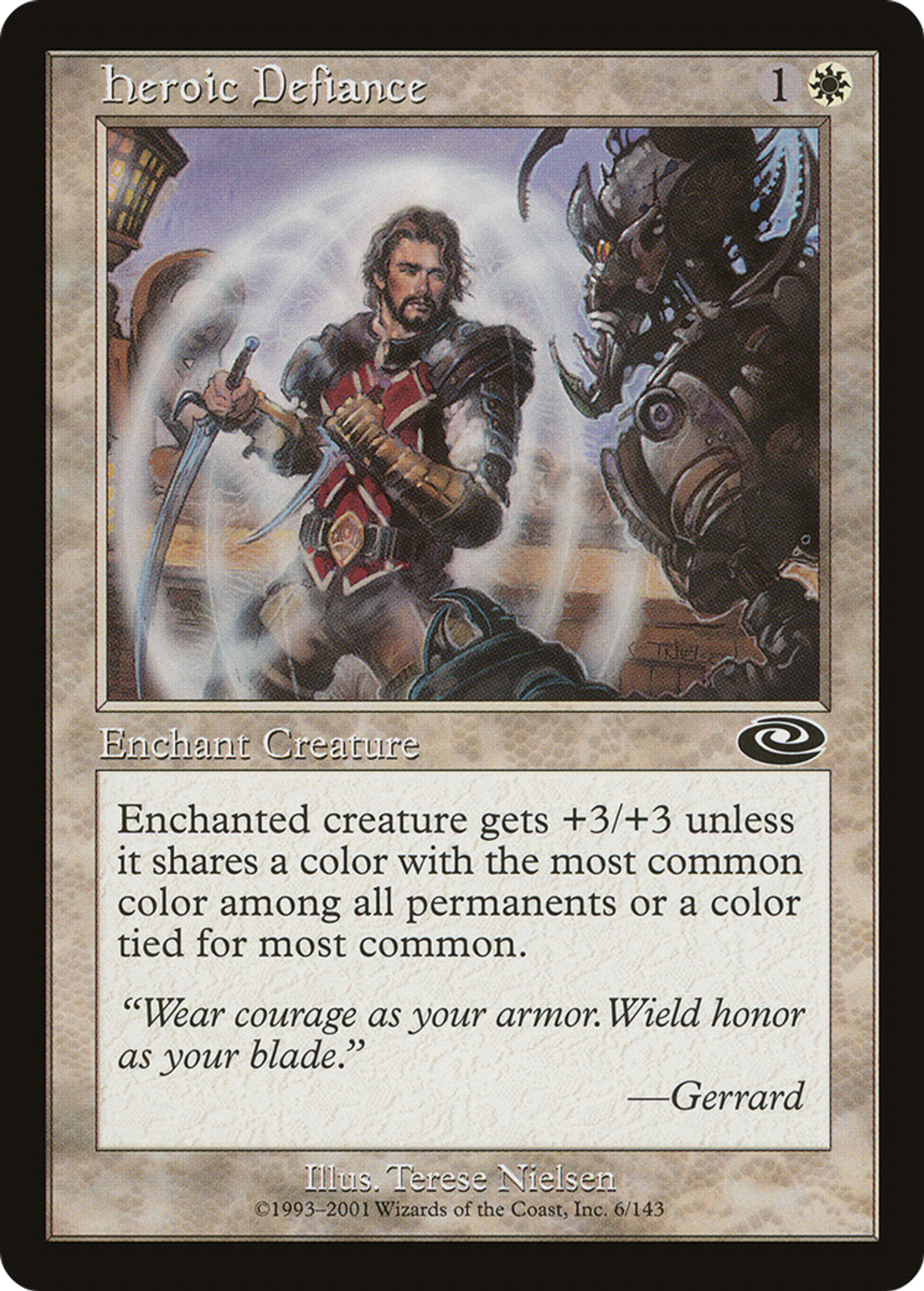 Résistance héroïque — Planeshift — Magic: The Gathering